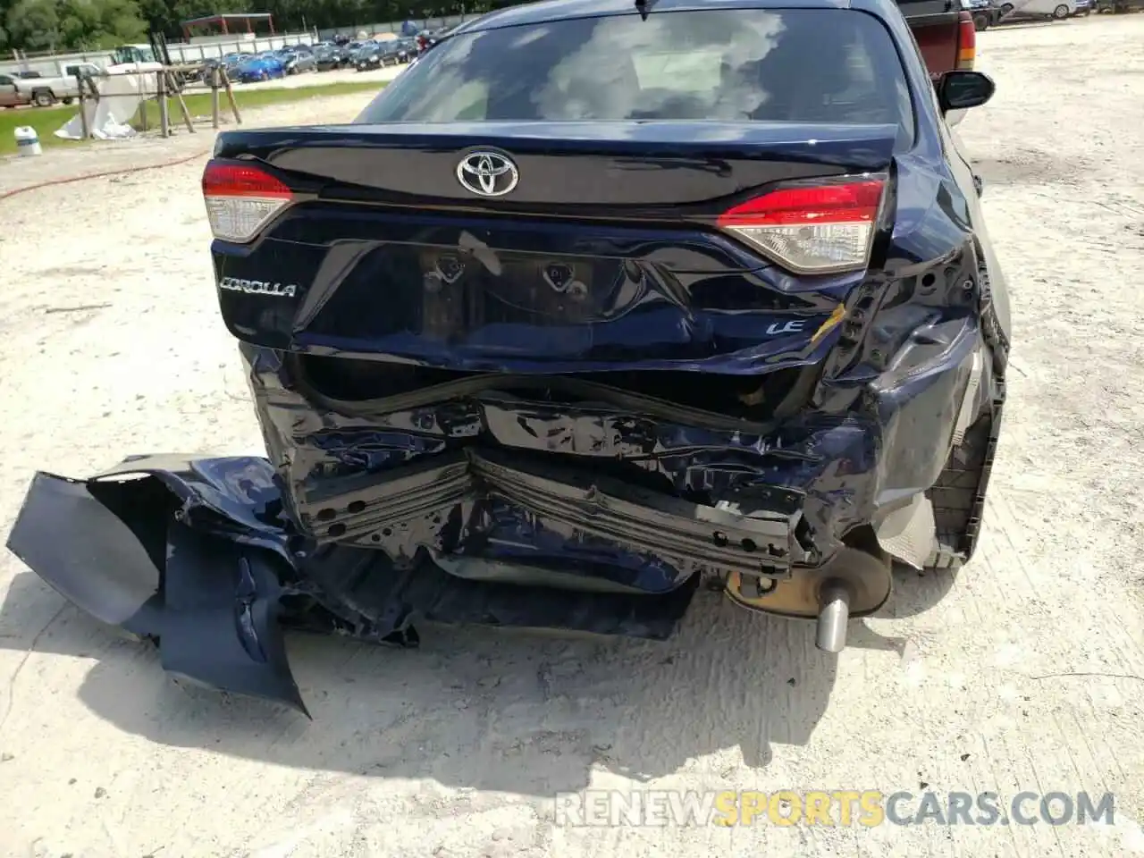 9 Photograph of a damaged car JTDEPRAE4LJ042881 TOYOTA COROLLA 2020