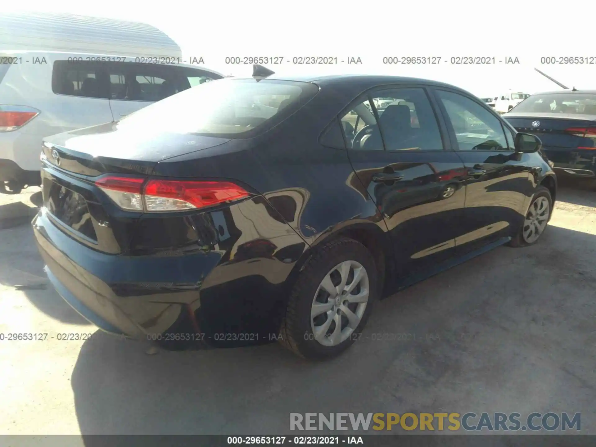 4 Photograph of a damaged car JTDEPRAE4LJ043075 TOYOTA COROLLA 2020