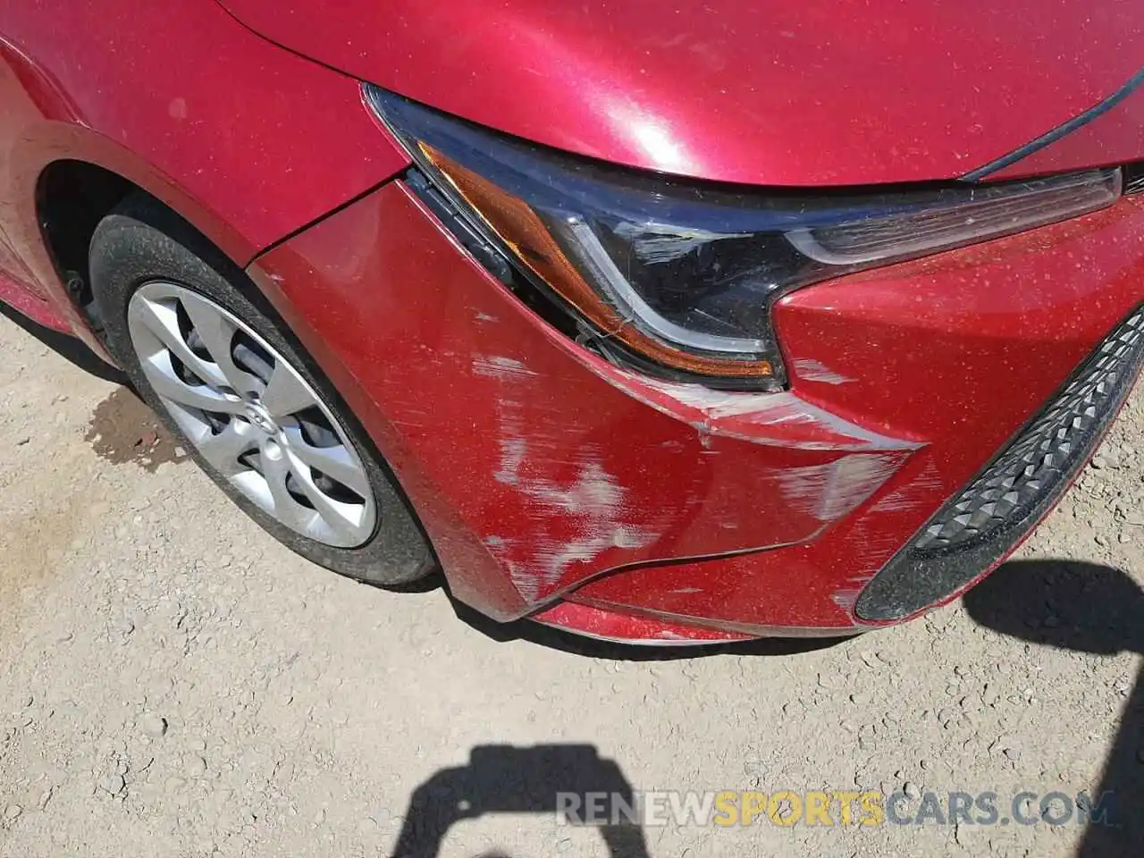 9 Photograph of a damaged car JTDEPRAE4LJ043920 TOYOTA COROLLA 2020