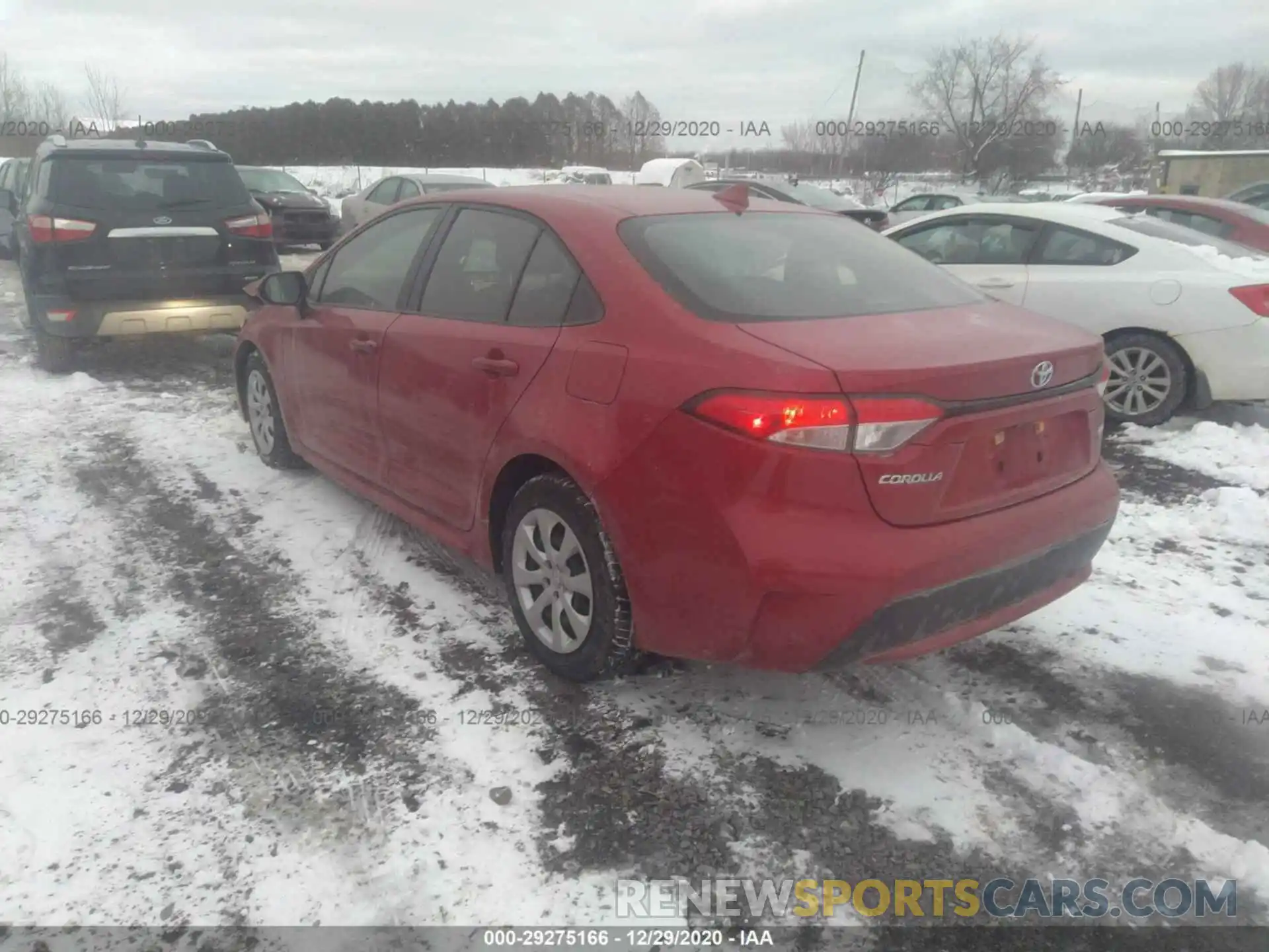 3 Photograph of a damaged car JTDEPRAE4LJ043982 TOYOTA COROLLA 2020