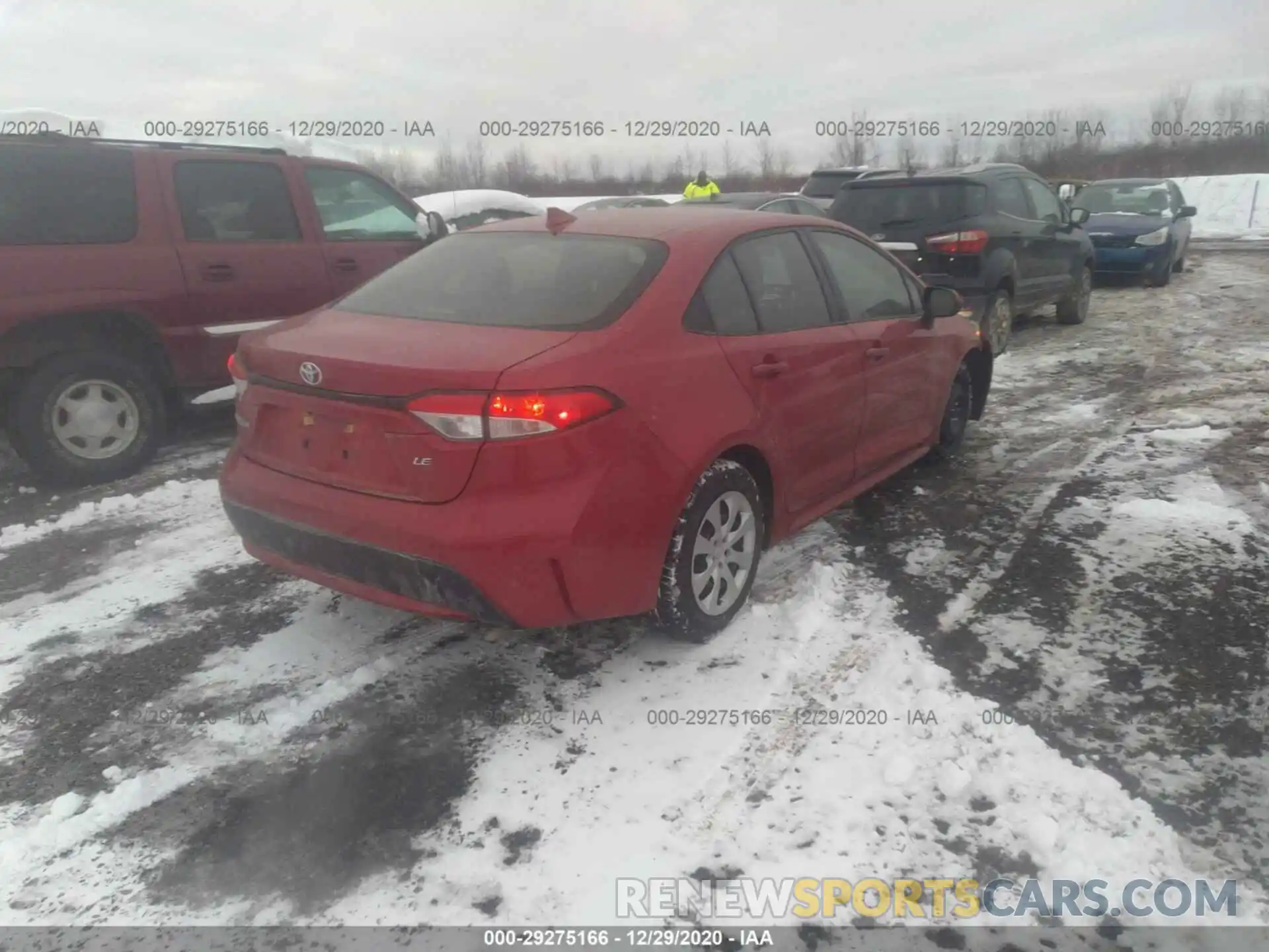 4 Photograph of a damaged car JTDEPRAE4LJ043982 TOYOTA COROLLA 2020