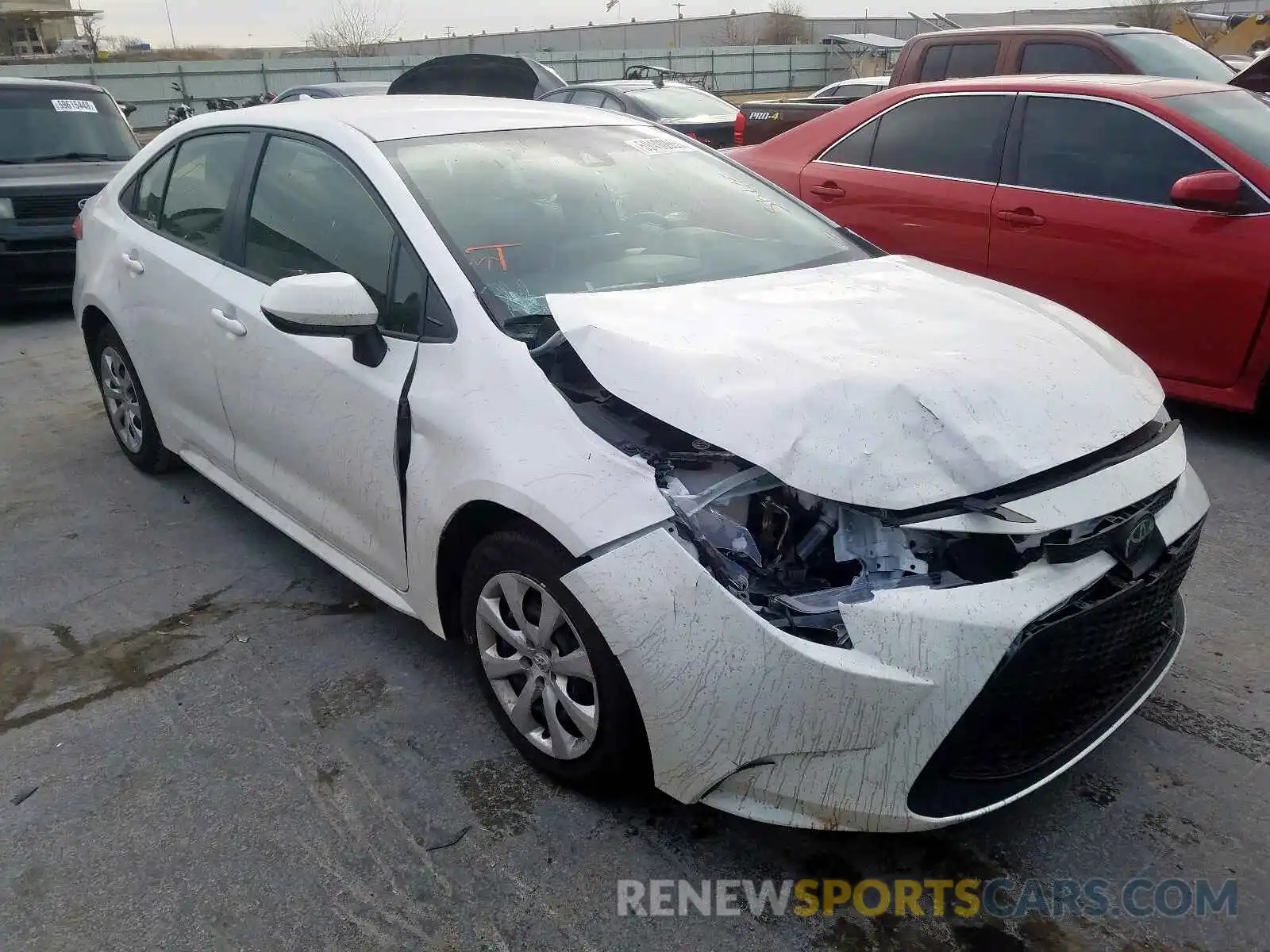 1 Photograph of a damaged car JTDEPRAE4LJ044100 TOYOTA COROLLA 2020