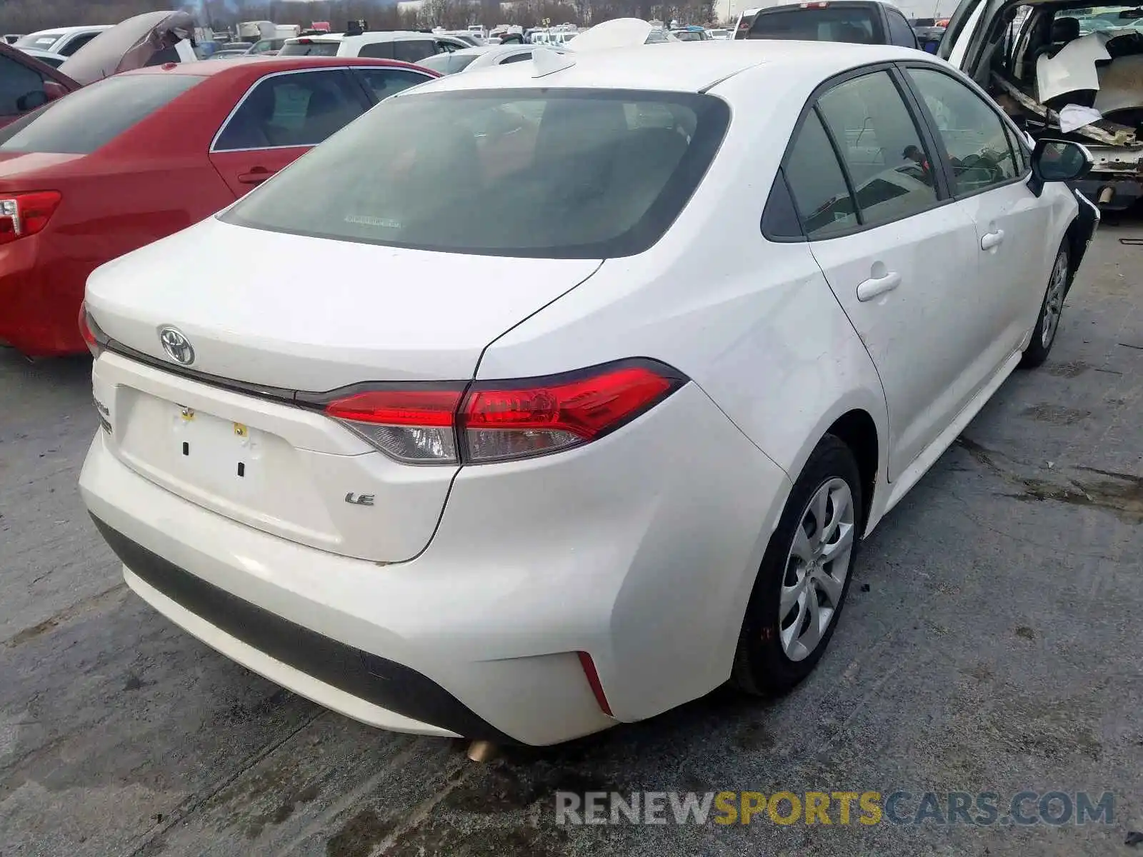 4 Photograph of a damaged car JTDEPRAE4LJ044100 TOYOTA COROLLA 2020