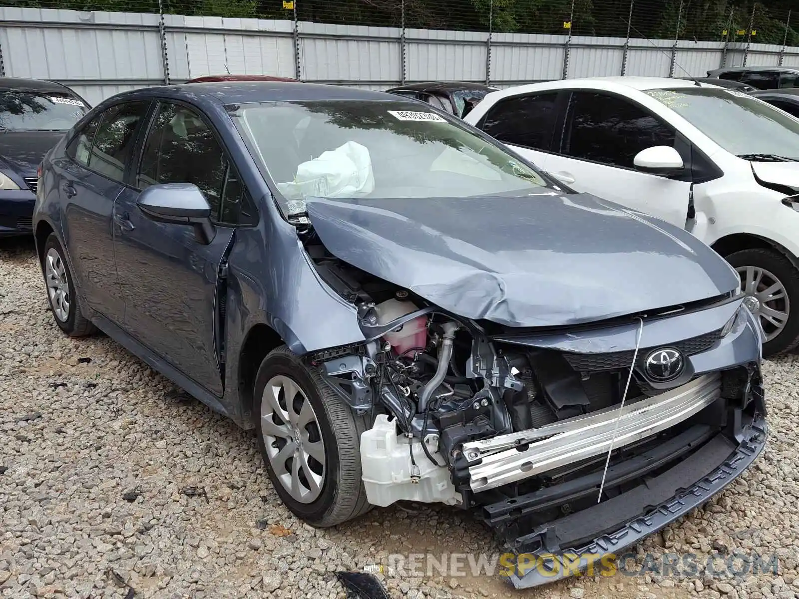 1 Photograph of a damaged car JTDEPRAE4LJ044369 TOYOTA COROLLA 2020