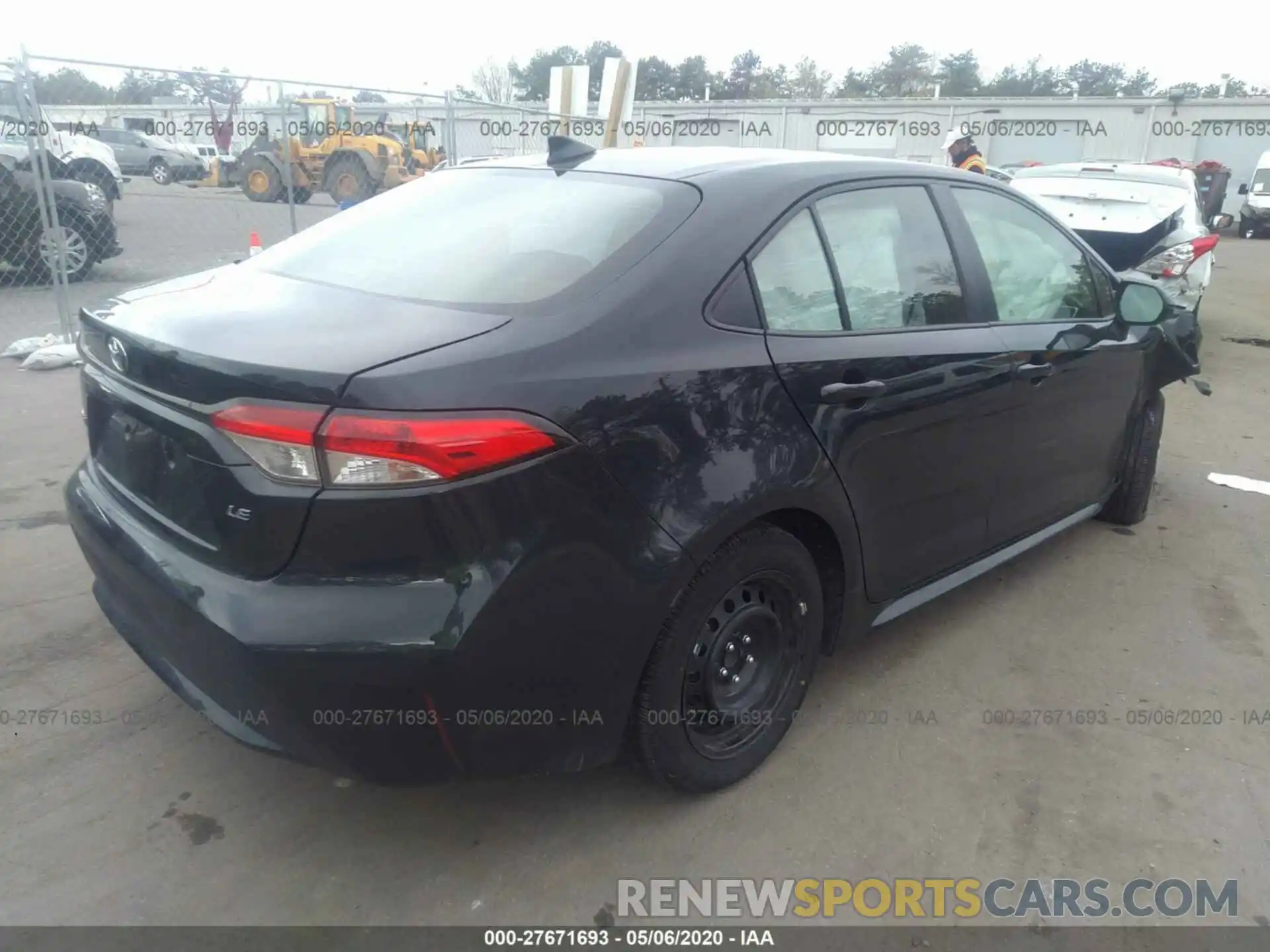 4 Photograph of a damaged car JTDEPRAE4LJ044419 TOYOTA COROLLA 2020