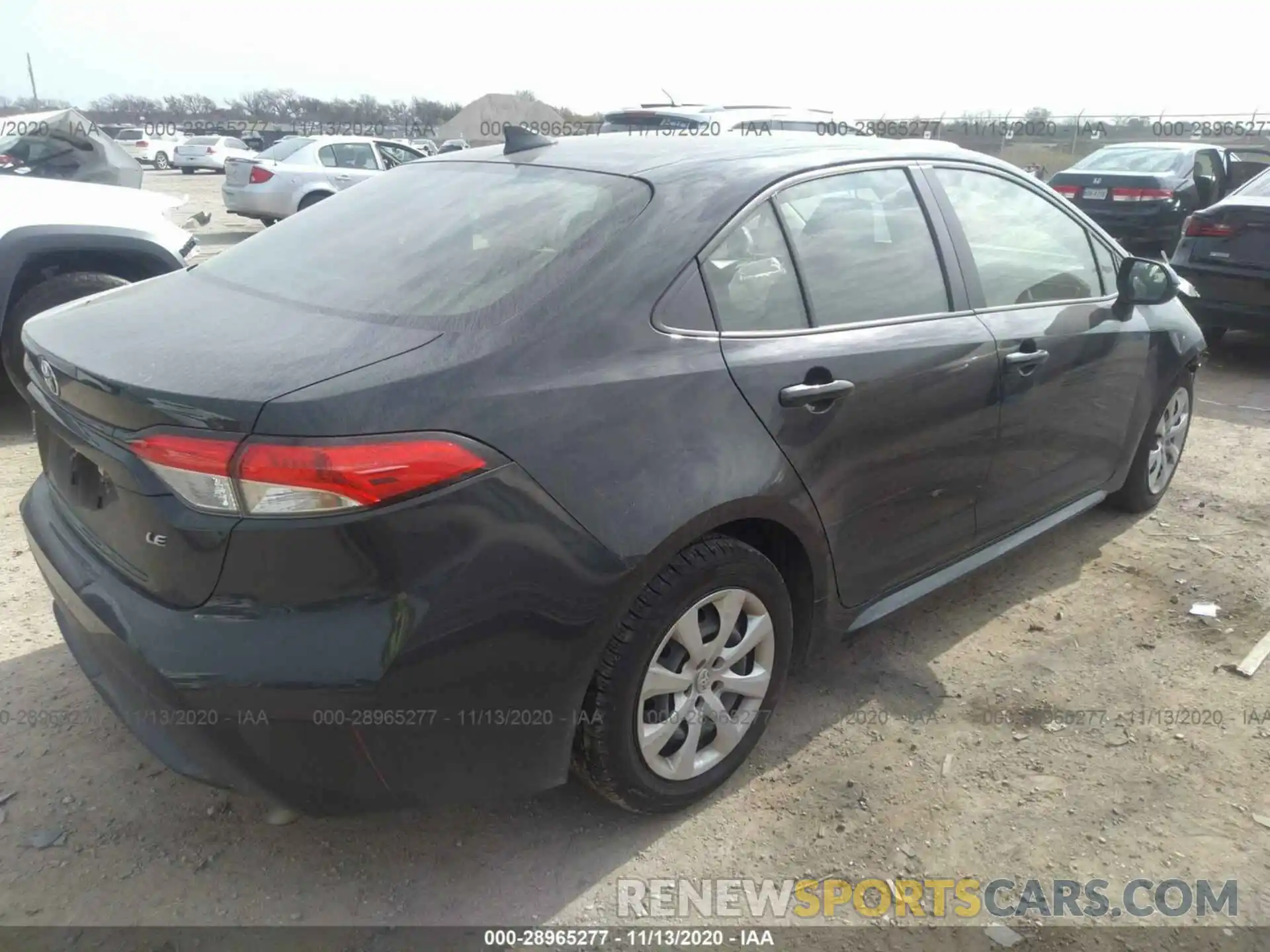 4 Photograph of a damaged car JTDEPRAE4LJ044534 TOYOTA COROLLA 2020