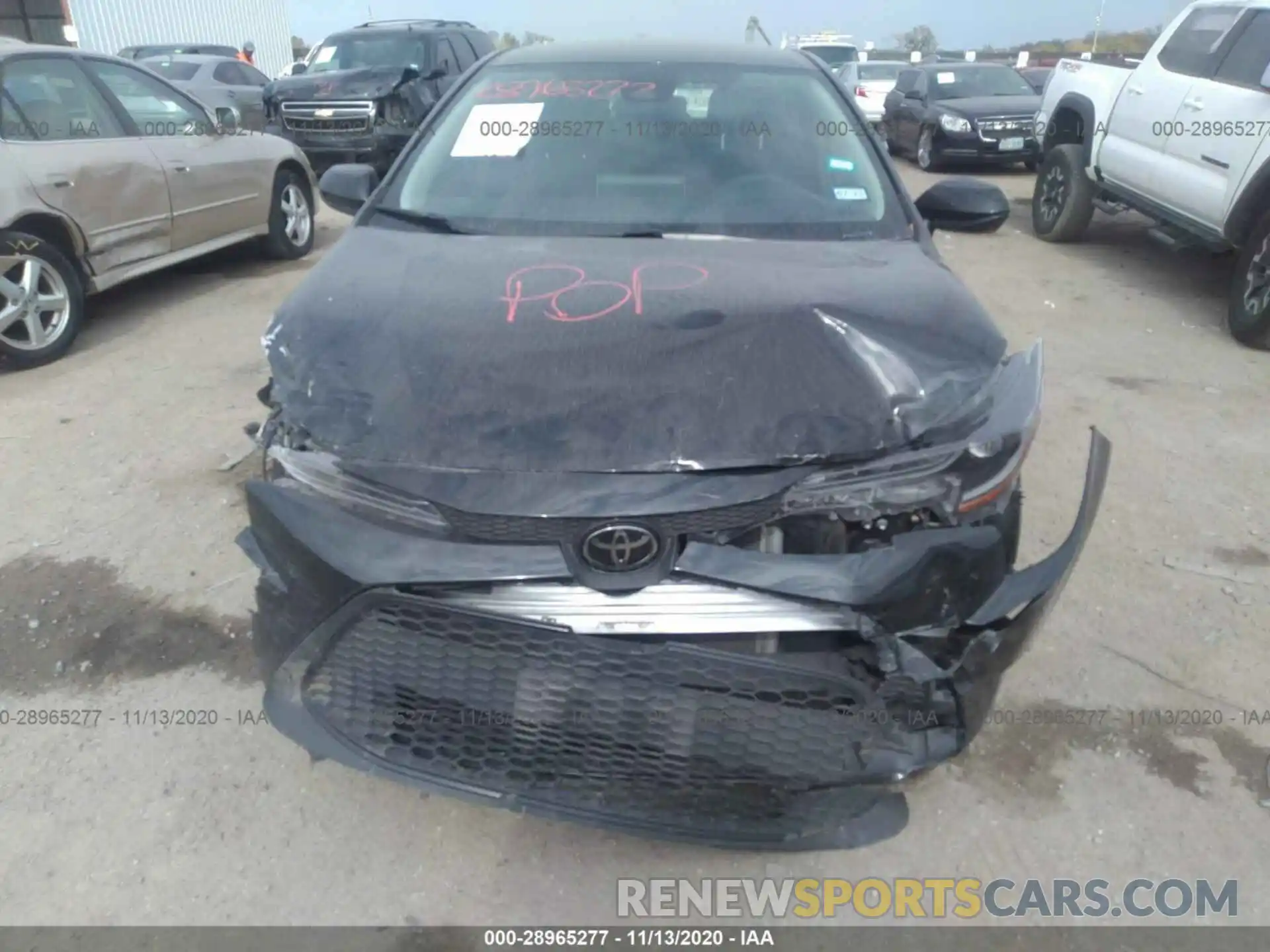 6 Photograph of a damaged car JTDEPRAE4LJ044534 TOYOTA COROLLA 2020