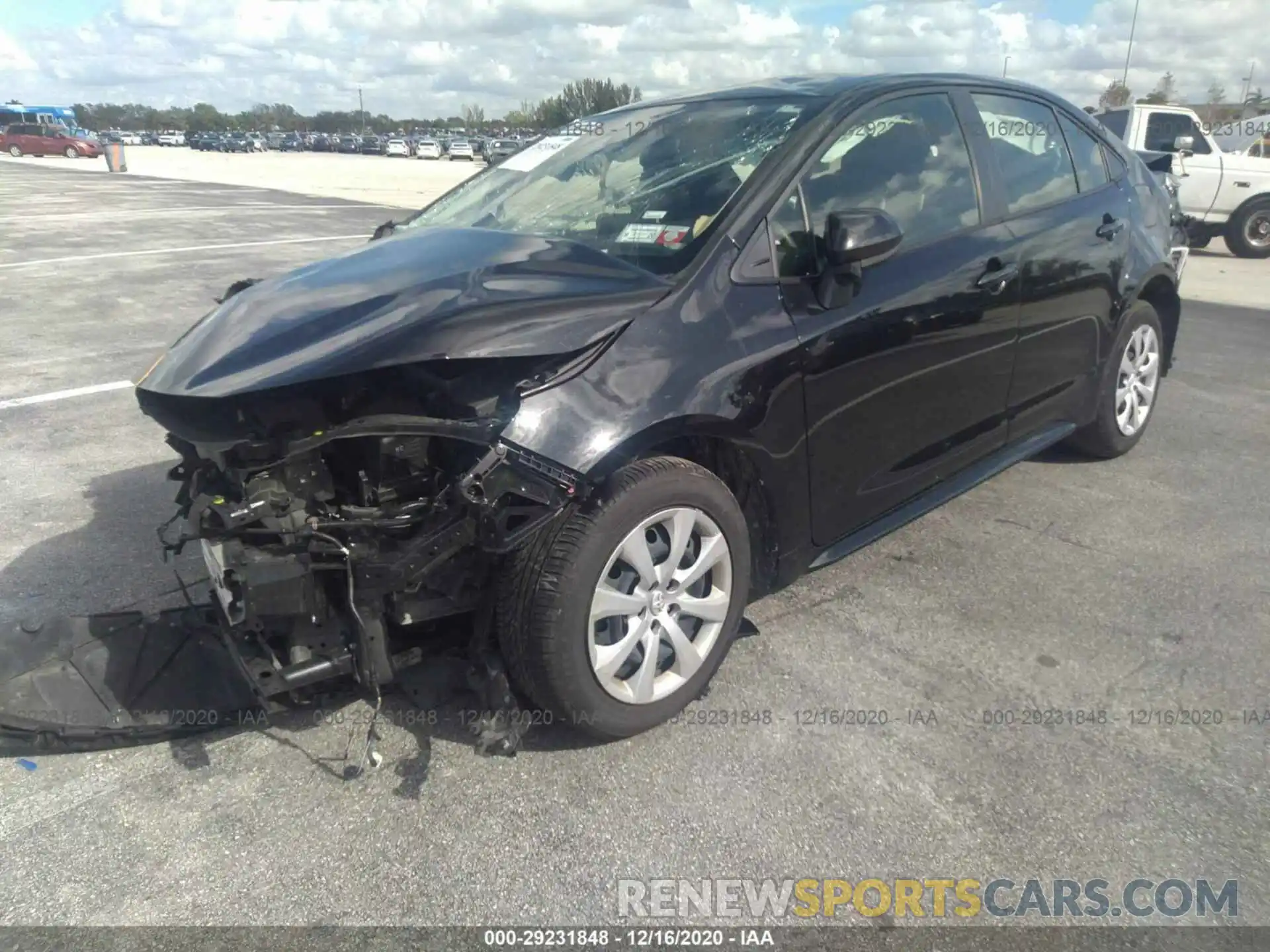 2 Photograph of a damaged car JTDEPRAE4LJ044906 TOYOTA COROLLA 2020