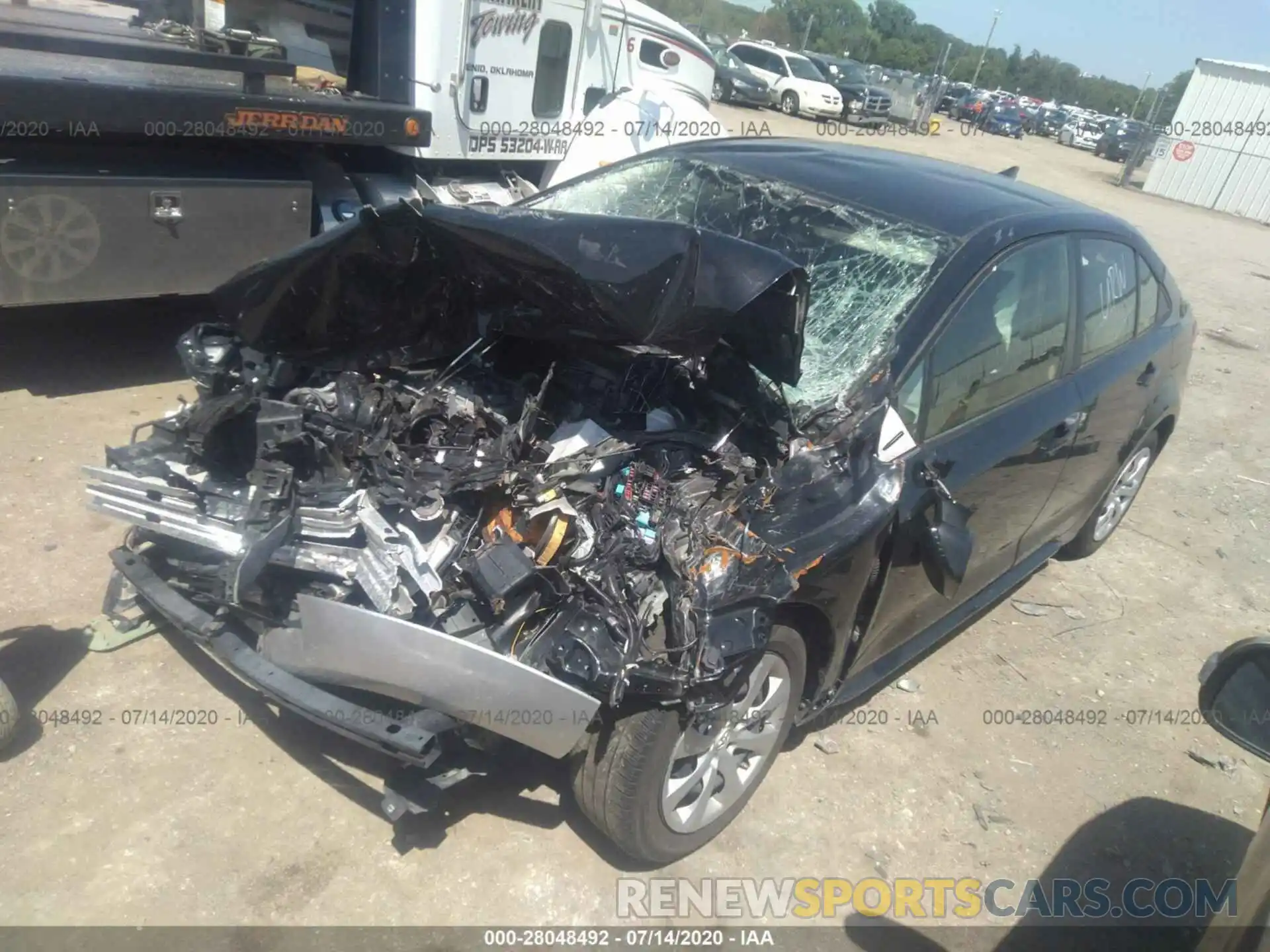 2 Photograph of a damaged car JTDEPRAE4LJ044937 TOYOTA COROLLA 2020