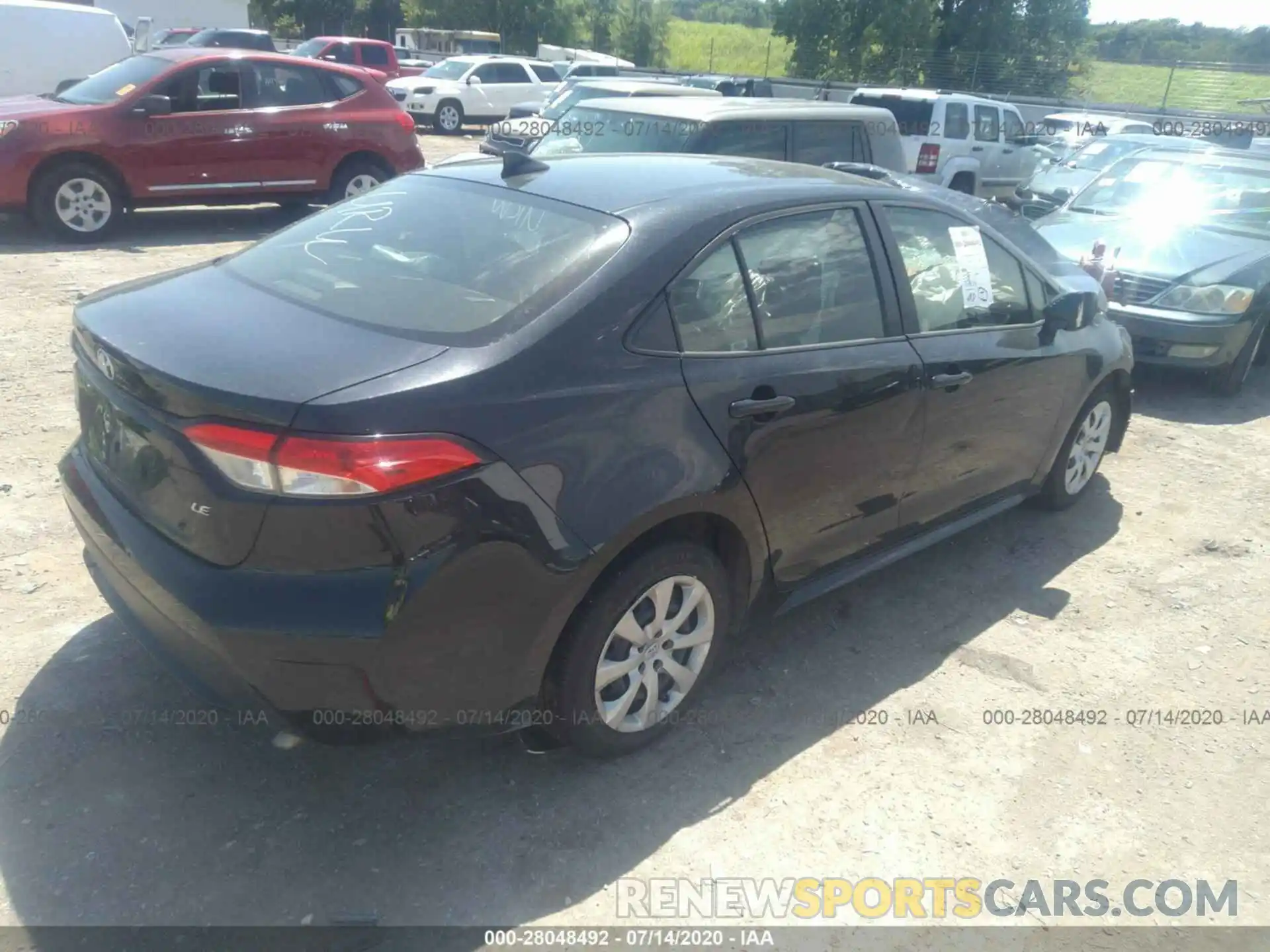 4 Photograph of a damaged car JTDEPRAE4LJ044937 TOYOTA COROLLA 2020