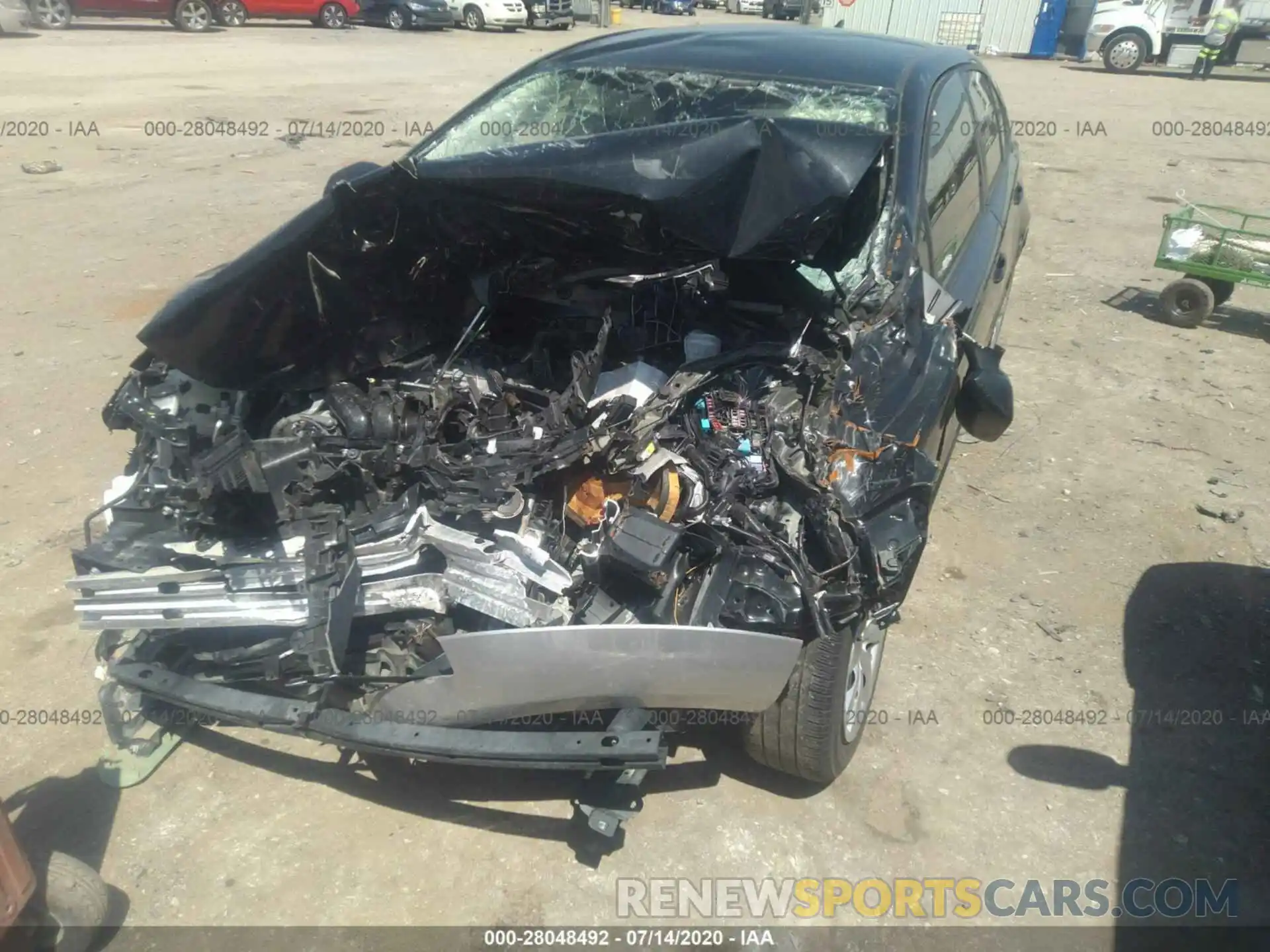 6 Photograph of a damaged car JTDEPRAE4LJ044937 TOYOTA COROLLA 2020