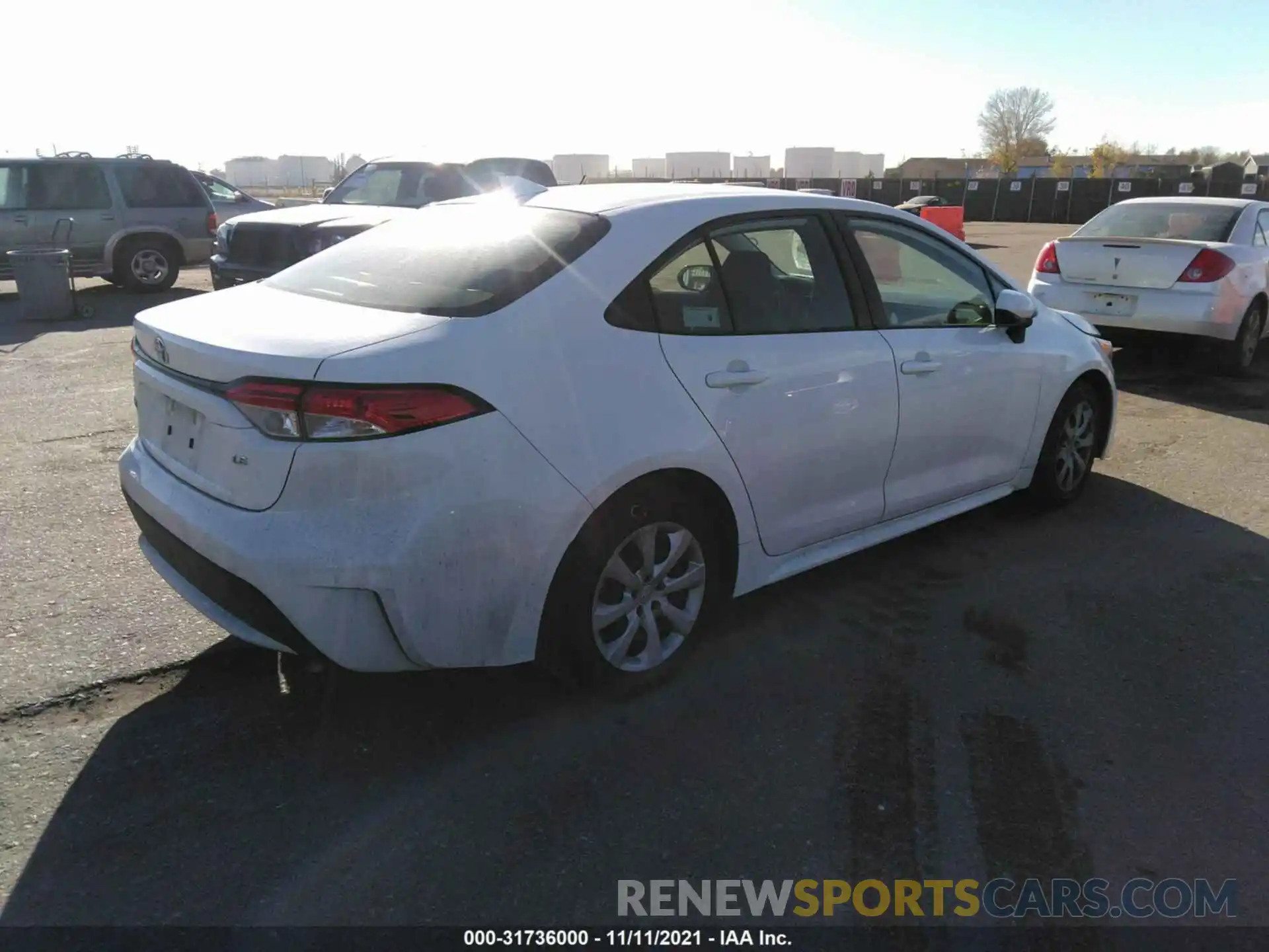 4 Photograph of a damaged car JTDEPRAE4LJ045067 TOYOTA COROLLA 2020