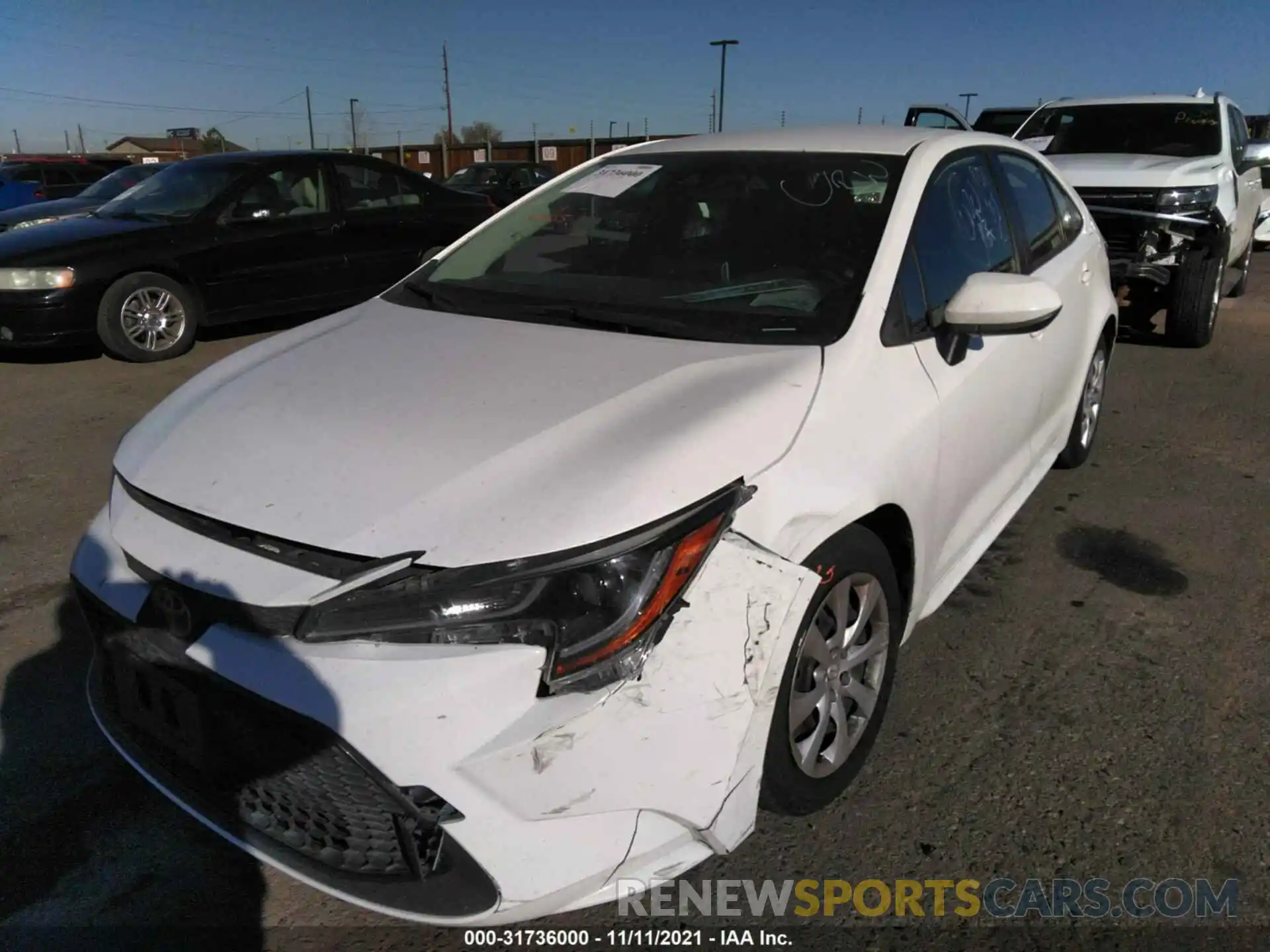 6 Photograph of a damaged car JTDEPRAE4LJ045067 TOYOTA COROLLA 2020