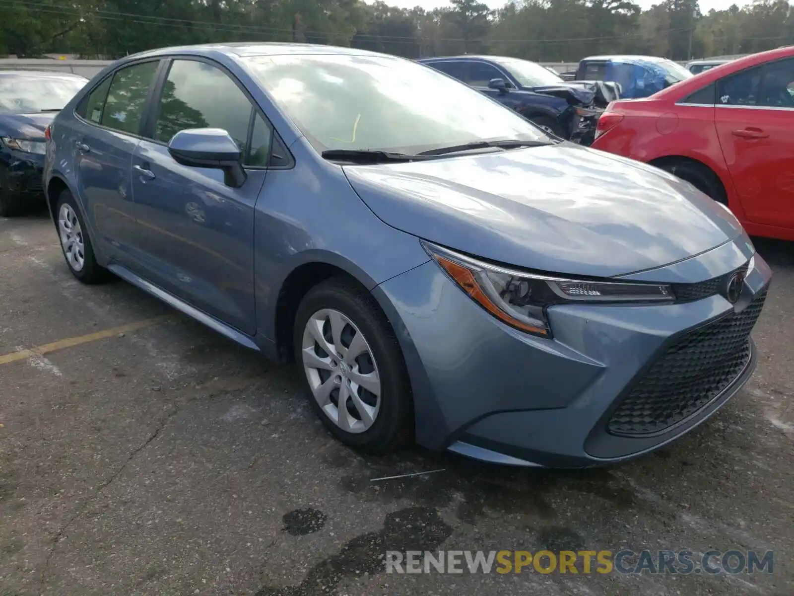 1 Photograph of a damaged car JTDEPRAE4LJ045392 TOYOTA COROLLA 2020