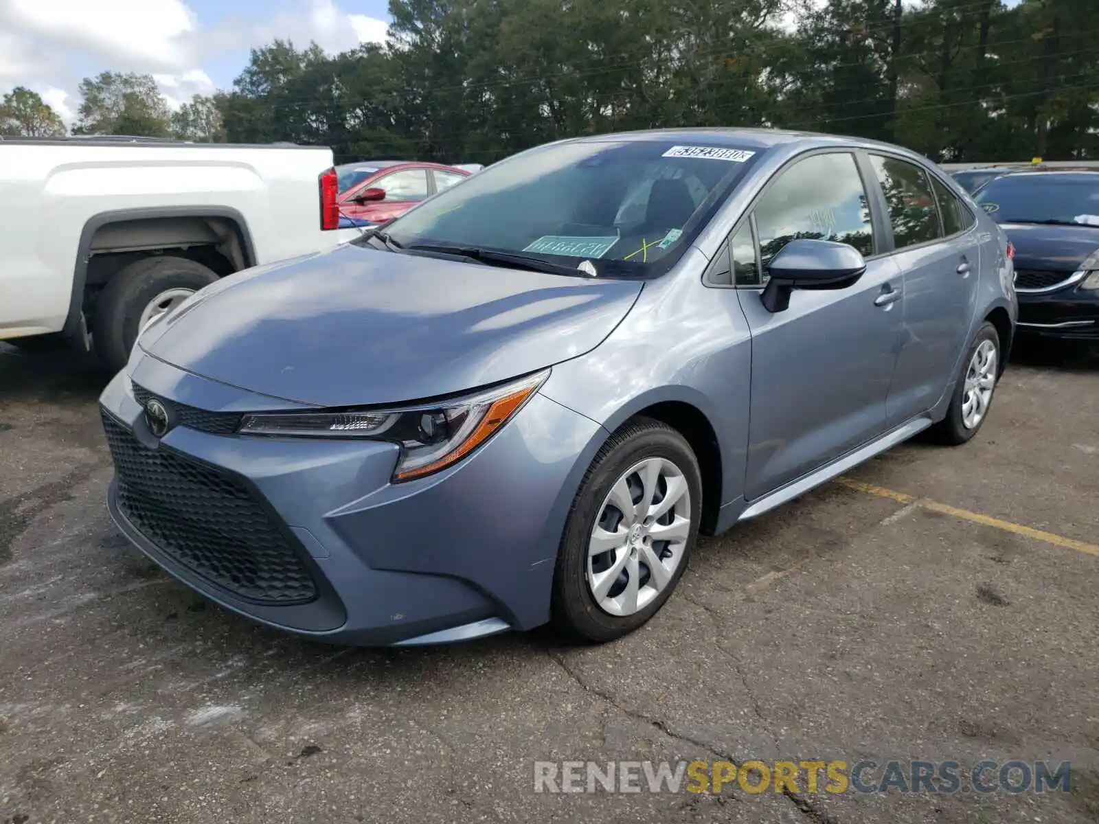 2 Photograph of a damaged car JTDEPRAE4LJ045392 TOYOTA COROLLA 2020