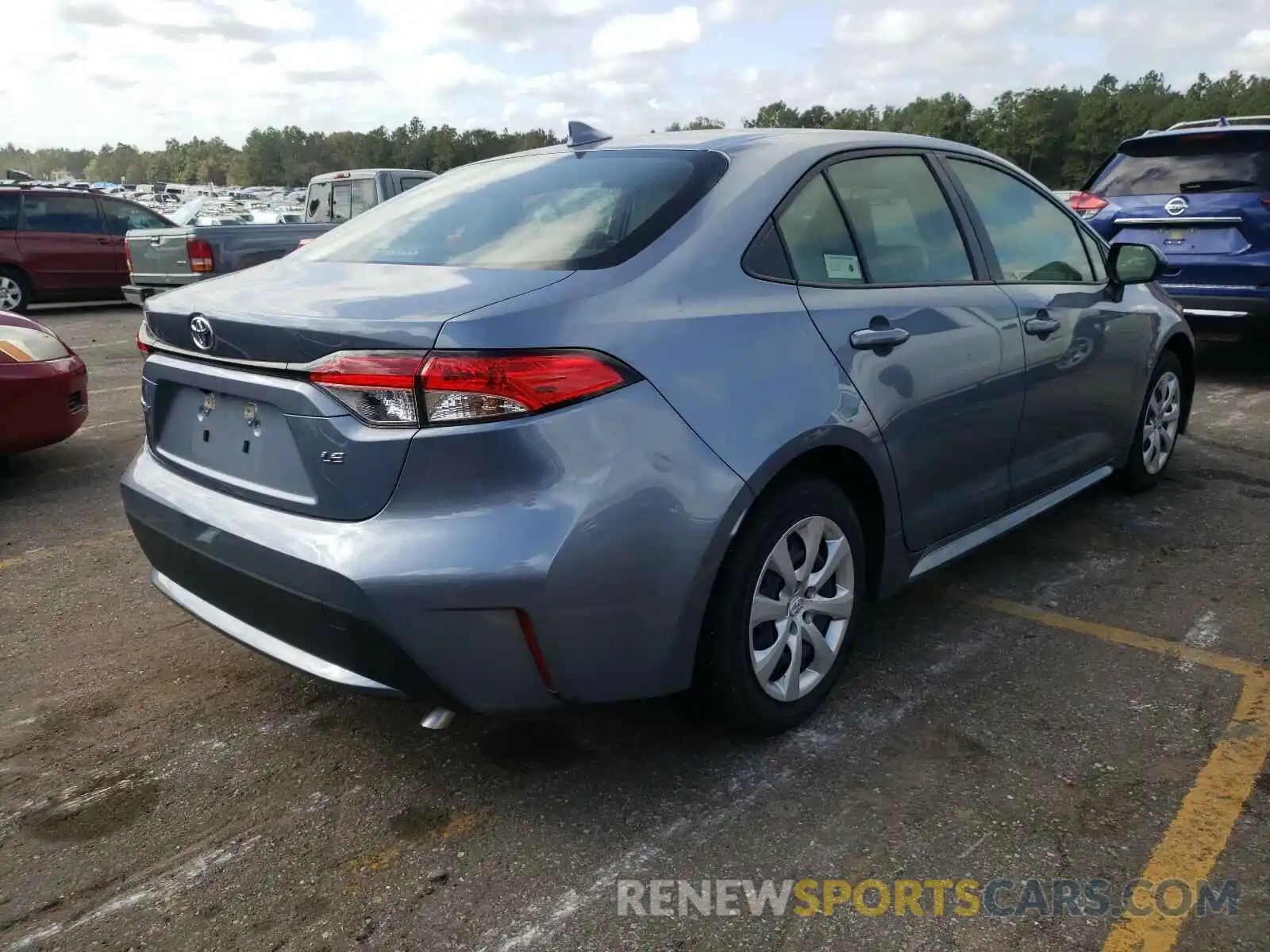 4 Photograph of a damaged car JTDEPRAE4LJ045392 TOYOTA COROLLA 2020