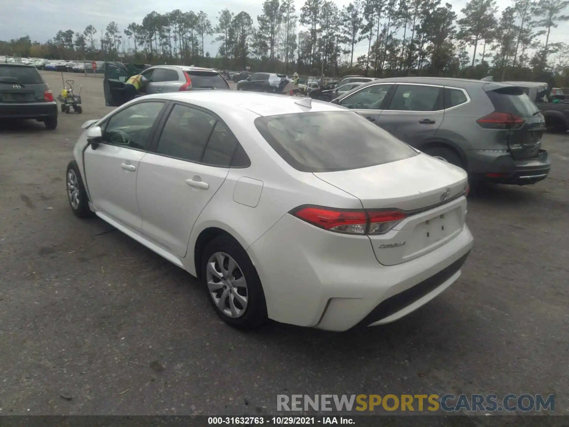 3 Photograph of a damaged car JTDEPRAE4LJ045859 TOYOTA COROLLA 2020