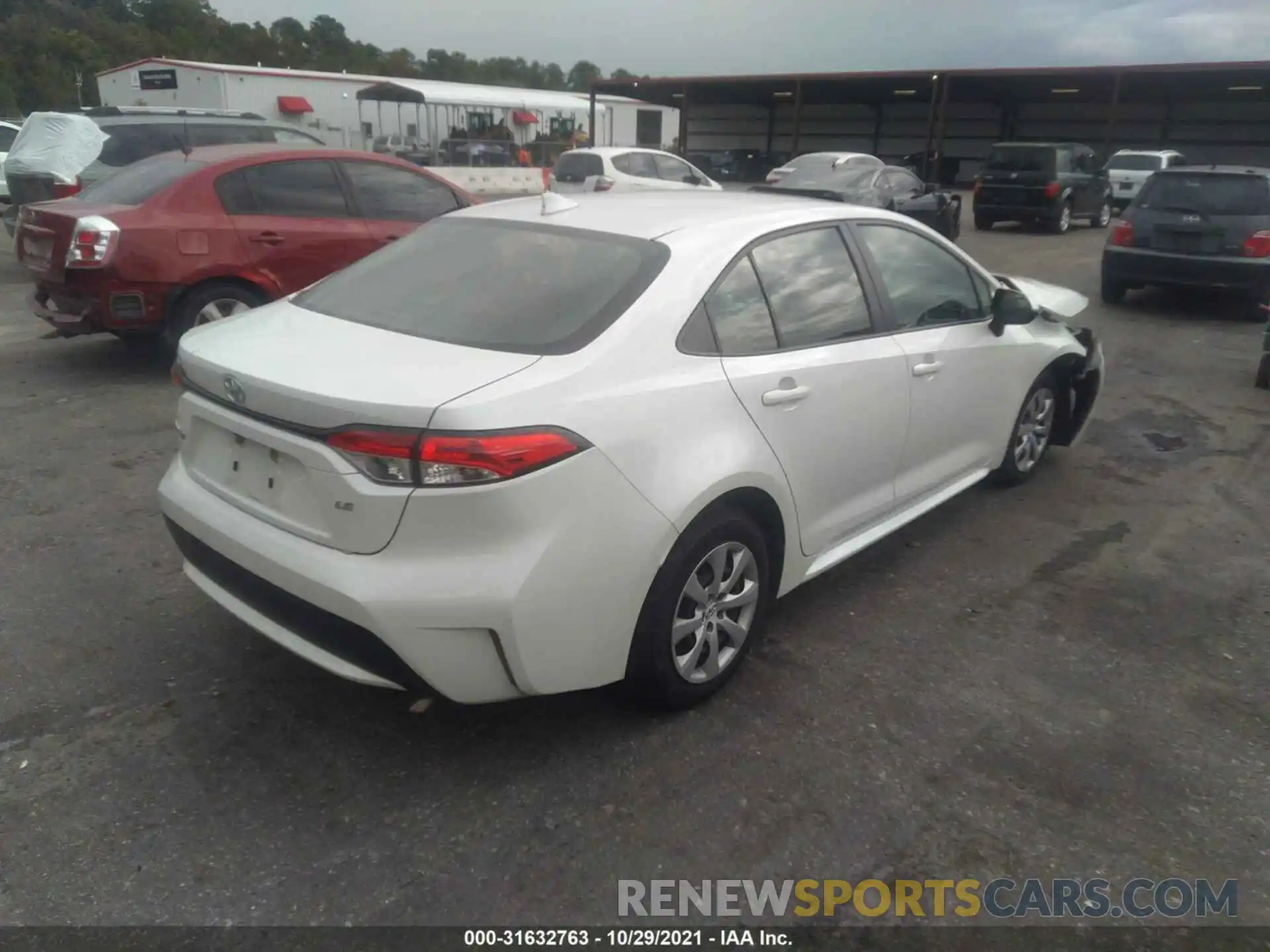 4 Photograph of a damaged car JTDEPRAE4LJ045859 TOYOTA COROLLA 2020