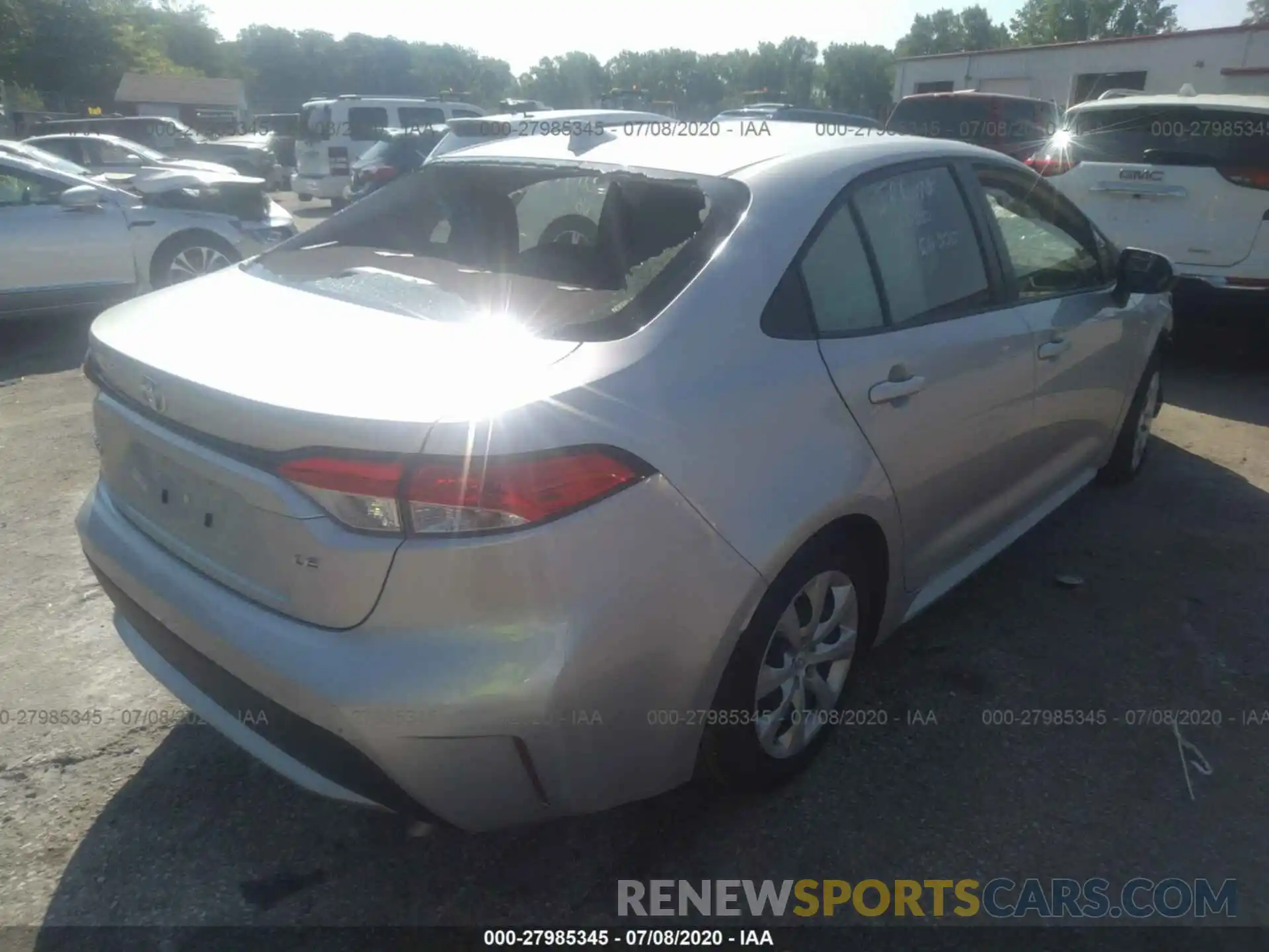 4 Photograph of a damaged car JTDEPRAE4LJ046333 TOYOTA COROLLA 2020