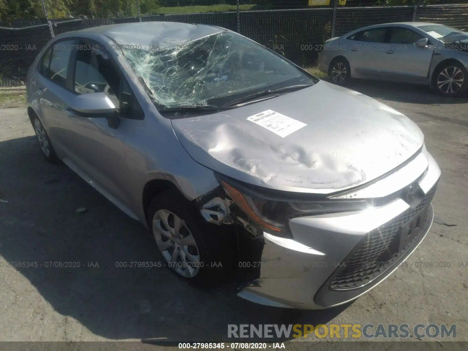 6 Photograph of a damaged car JTDEPRAE4LJ046333 TOYOTA COROLLA 2020