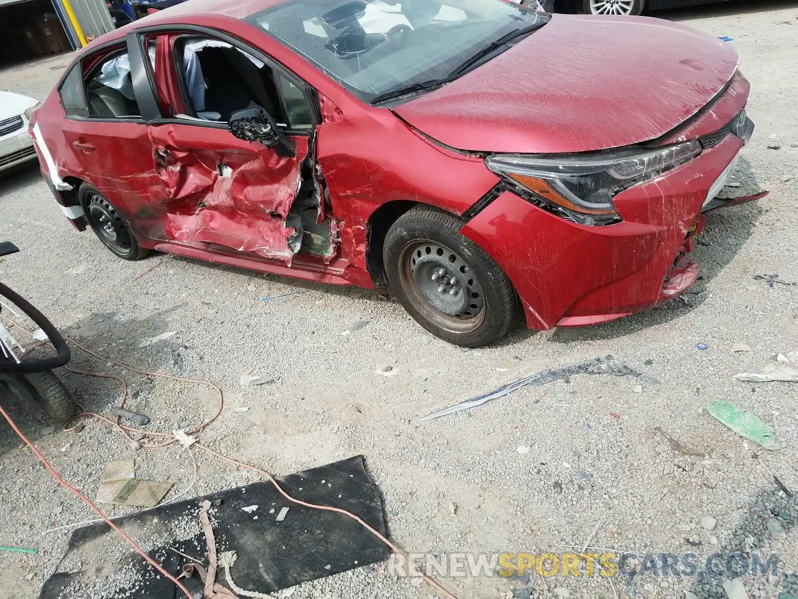 9 Photograph of a damaged car JTDEPRAE4LJ046350 TOYOTA COROLLA 2020