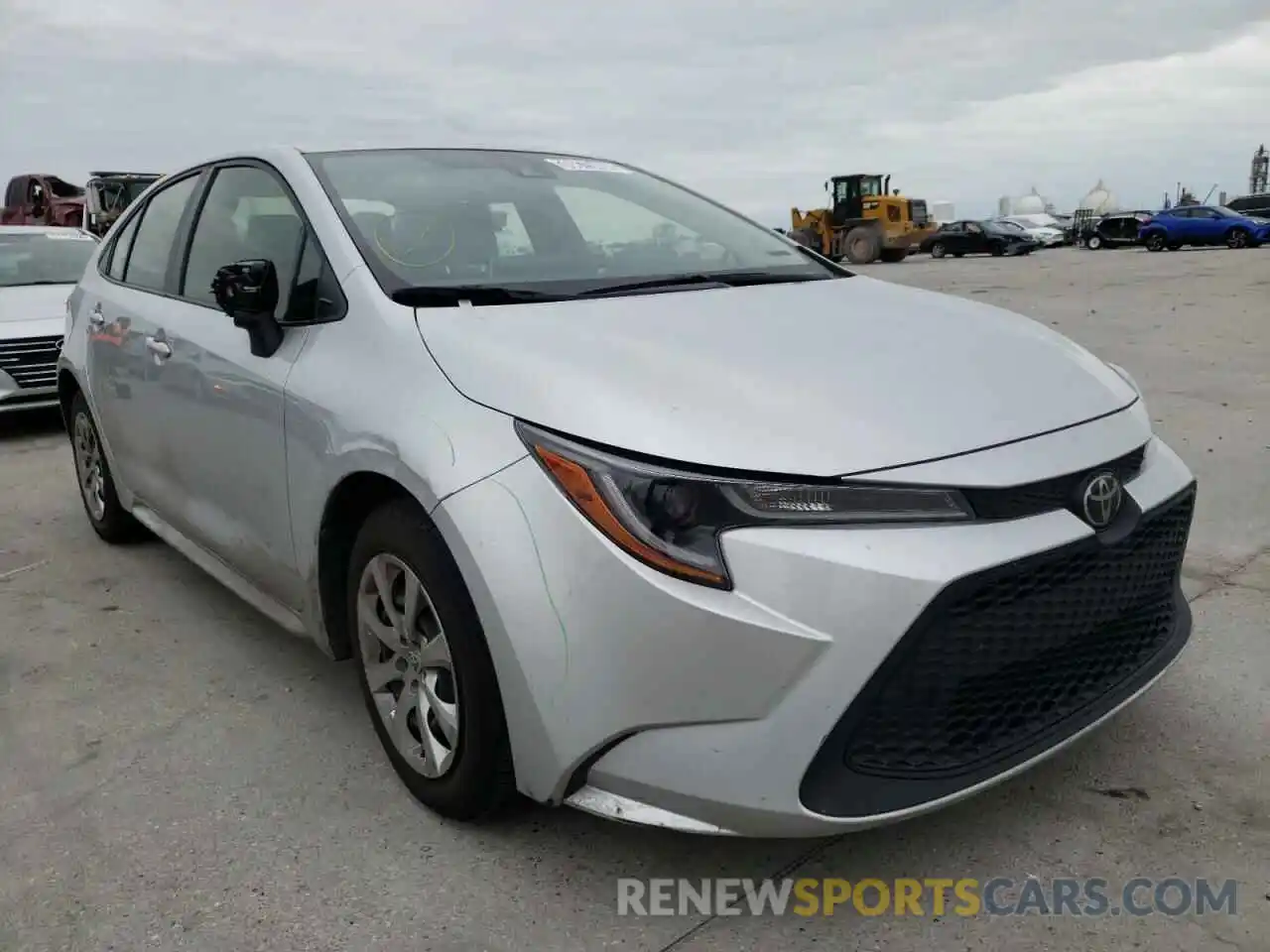 1 Photograph of a damaged car JTDEPRAE4LJ046414 TOYOTA COROLLA 2020