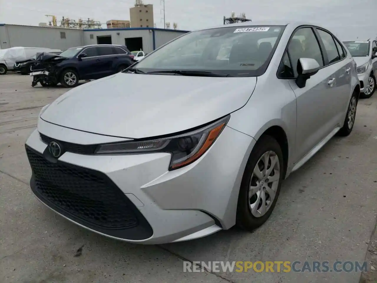 2 Photograph of a damaged car JTDEPRAE4LJ046414 TOYOTA COROLLA 2020