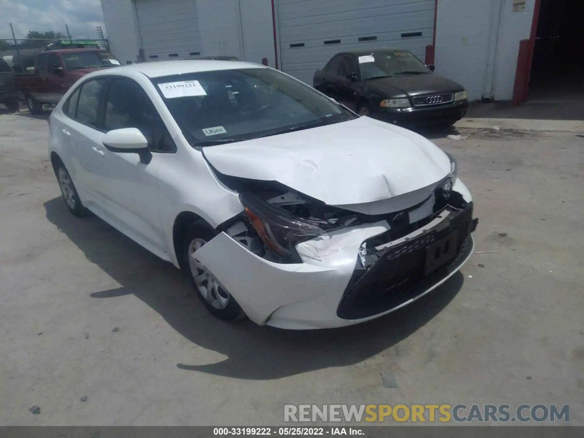 1 Photograph of a damaged car JTDEPRAE4LJ046574 TOYOTA COROLLA 2020