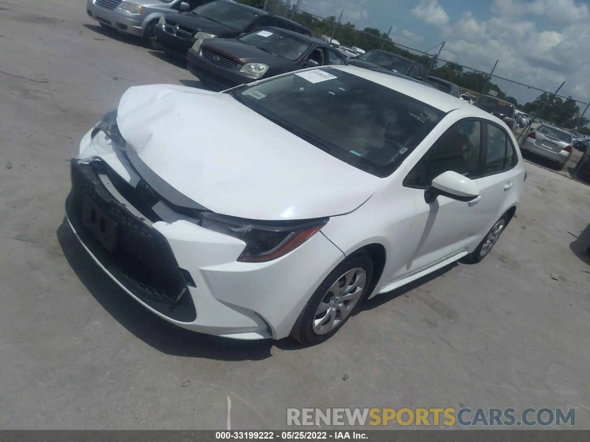 2 Photograph of a damaged car JTDEPRAE4LJ046574 TOYOTA COROLLA 2020