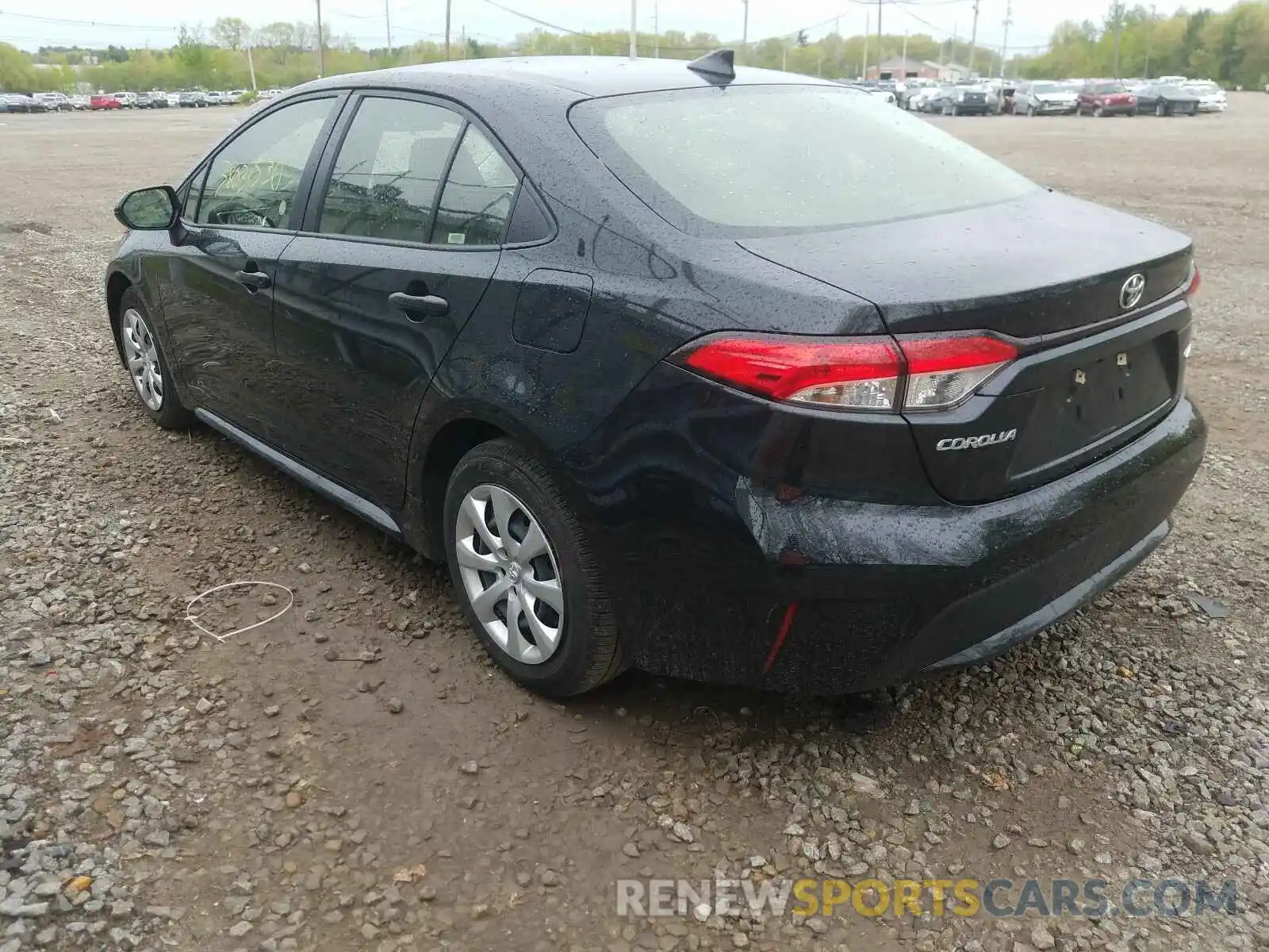 3 Photograph of a damaged car JTDEPRAE4LJ046641 TOYOTA COROLLA 2020