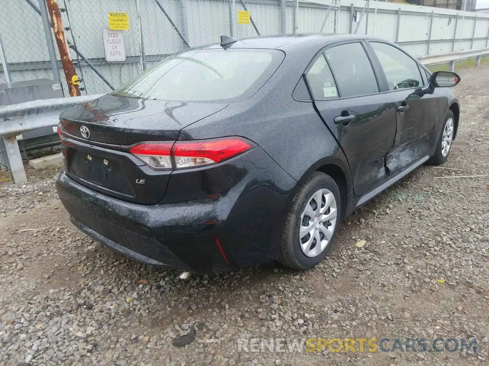 4 Photograph of a damaged car JTDEPRAE4LJ046641 TOYOTA COROLLA 2020