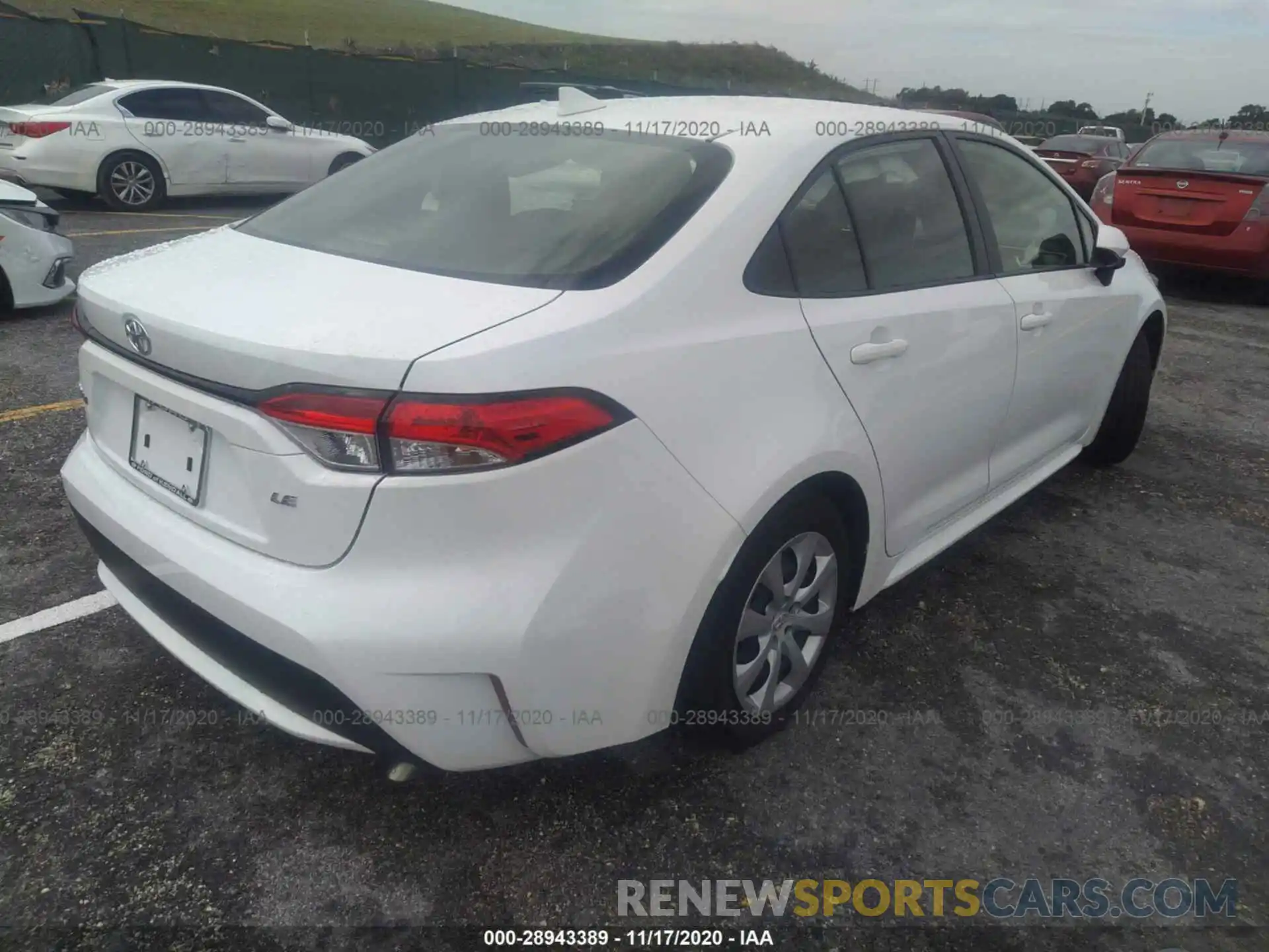 4 Photograph of a damaged car JTDEPRAE4LJ046736 TOYOTA COROLLA 2020