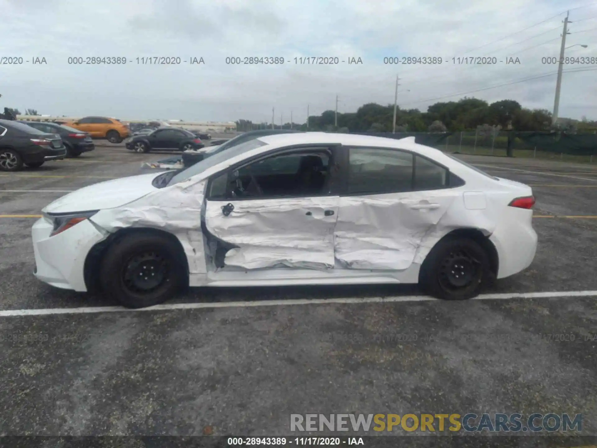 6 Photograph of a damaged car JTDEPRAE4LJ046736 TOYOTA COROLLA 2020