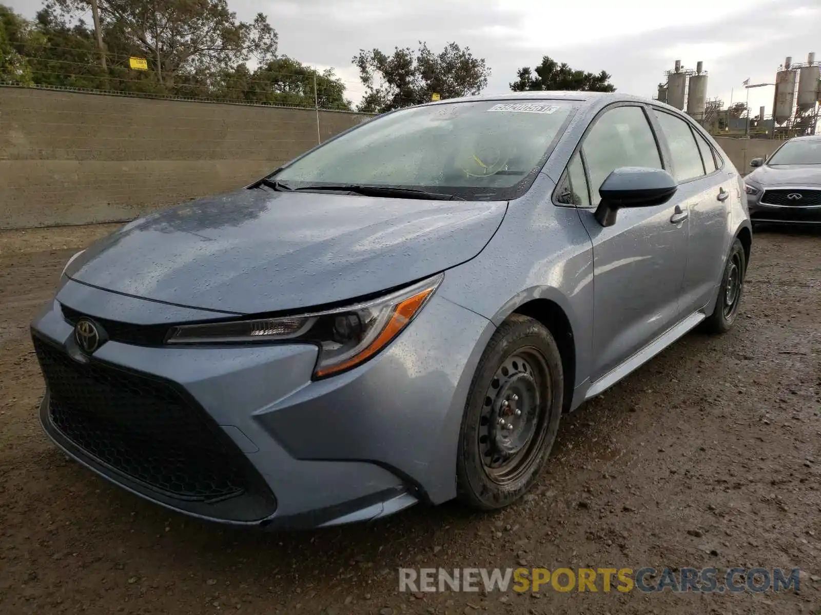 2 Photograph of a damaged car JTDEPRAE4LJ047014 TOYOTA COROLLA 2020