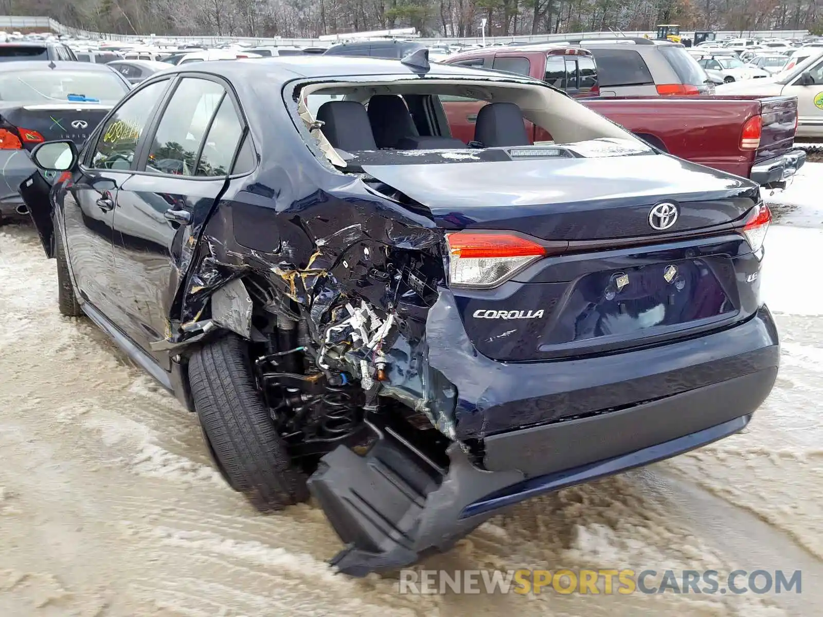 3 Photograph of a damaged car JTDEPRAE4LJ047272 TOYOTA COROLLA 2020