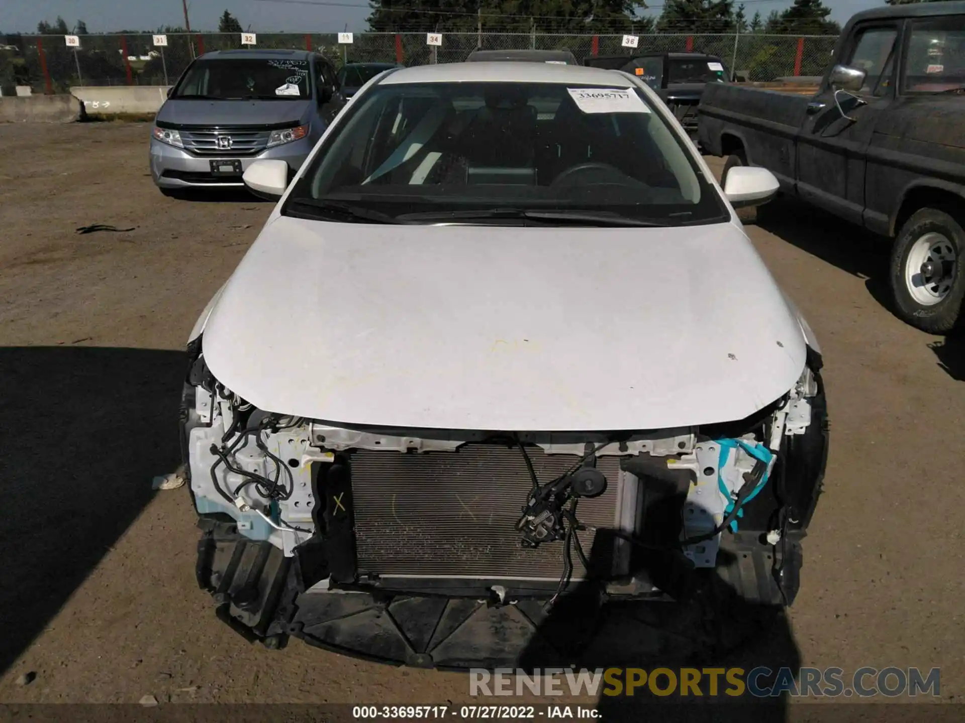 6 Photograph of a damaged car JTDEPRAE4LJ047420 TOYOTA COROLLA 2020