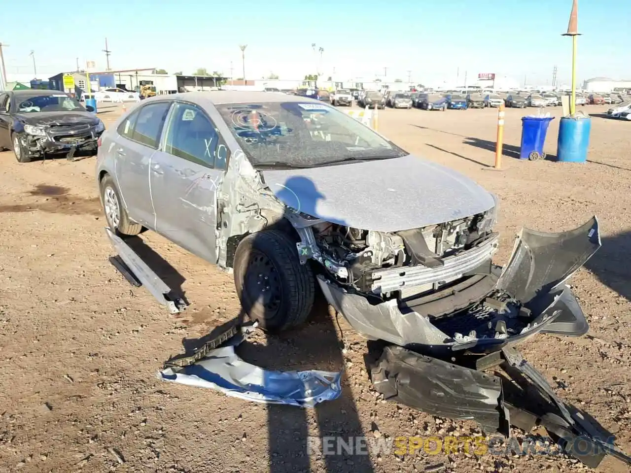 9 Photograph of a damaged car JTDEPRAE4LJ047434 TOYOTA COROLLA 2020