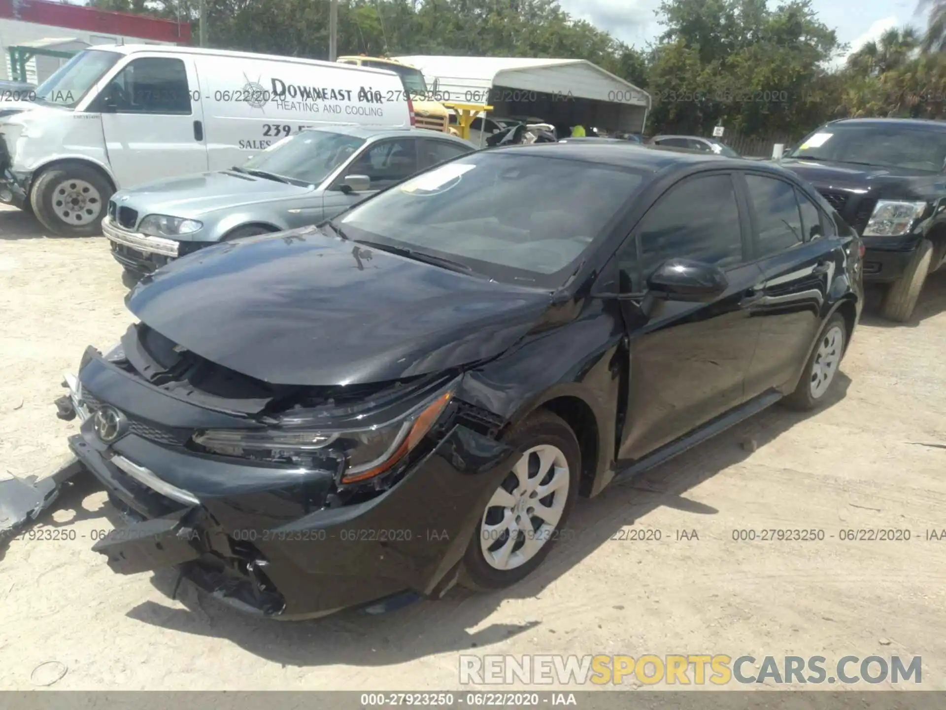 2 Photograph of a damaged car JTDEPRAE4LJ048017 TOYOTA COROLLA 2020