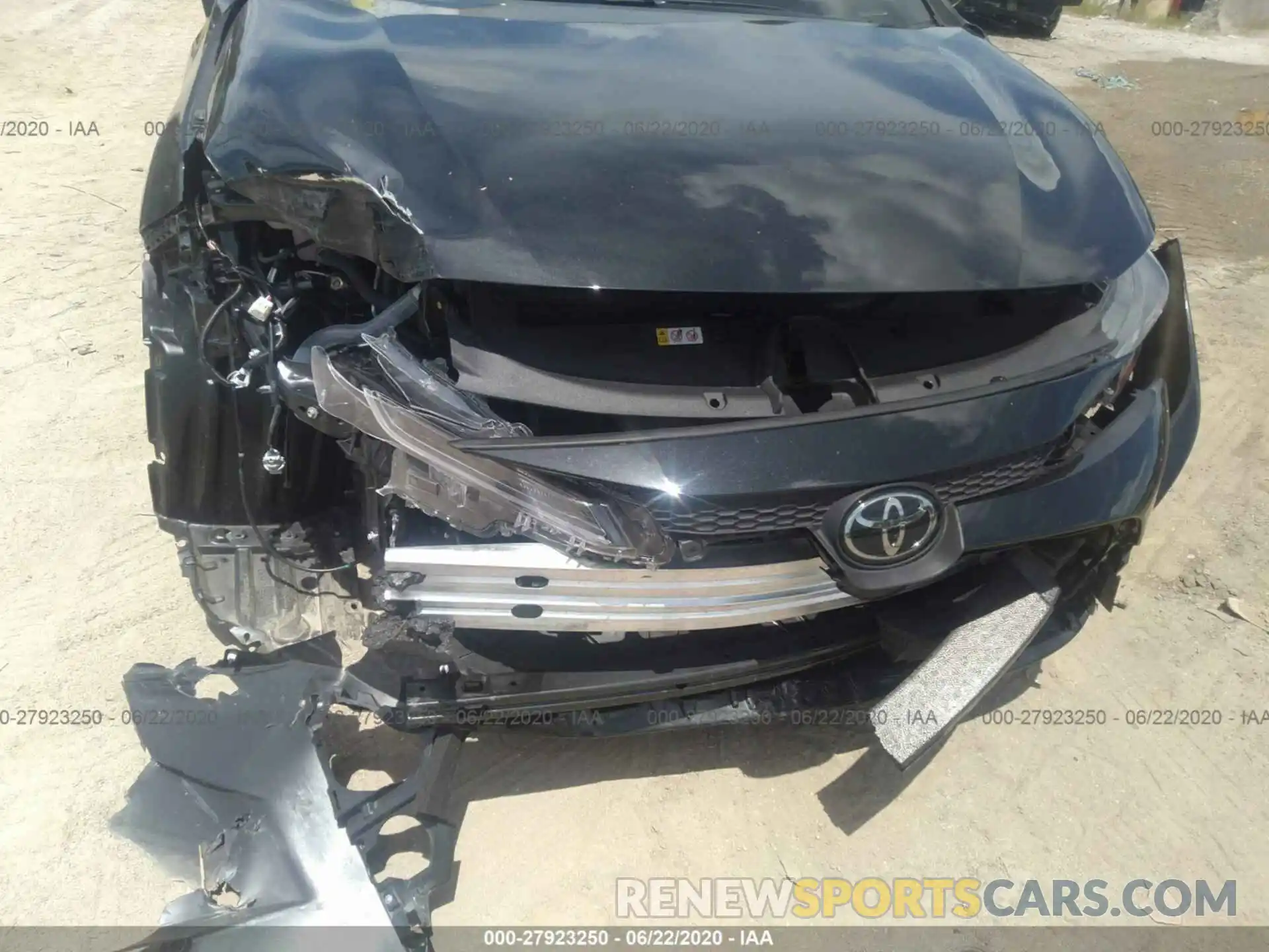 6 Photograph of a damaged car JTDEPRAE4LJ048017 TOYOTA COROLLA 2020