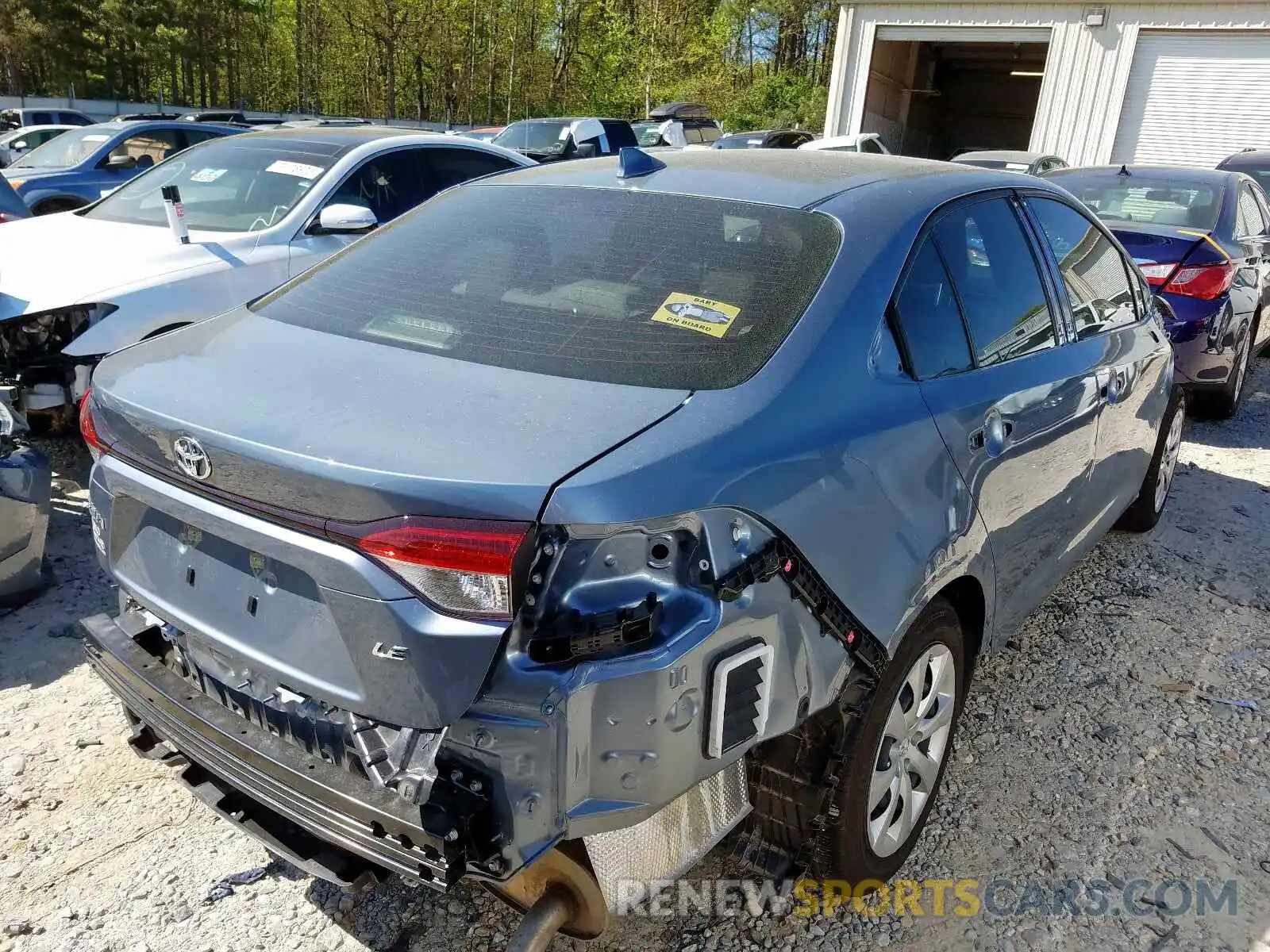 4 Photograph of a damaged car JTDEPRAE4LJ048485 TOYOTA COROLLA 2020