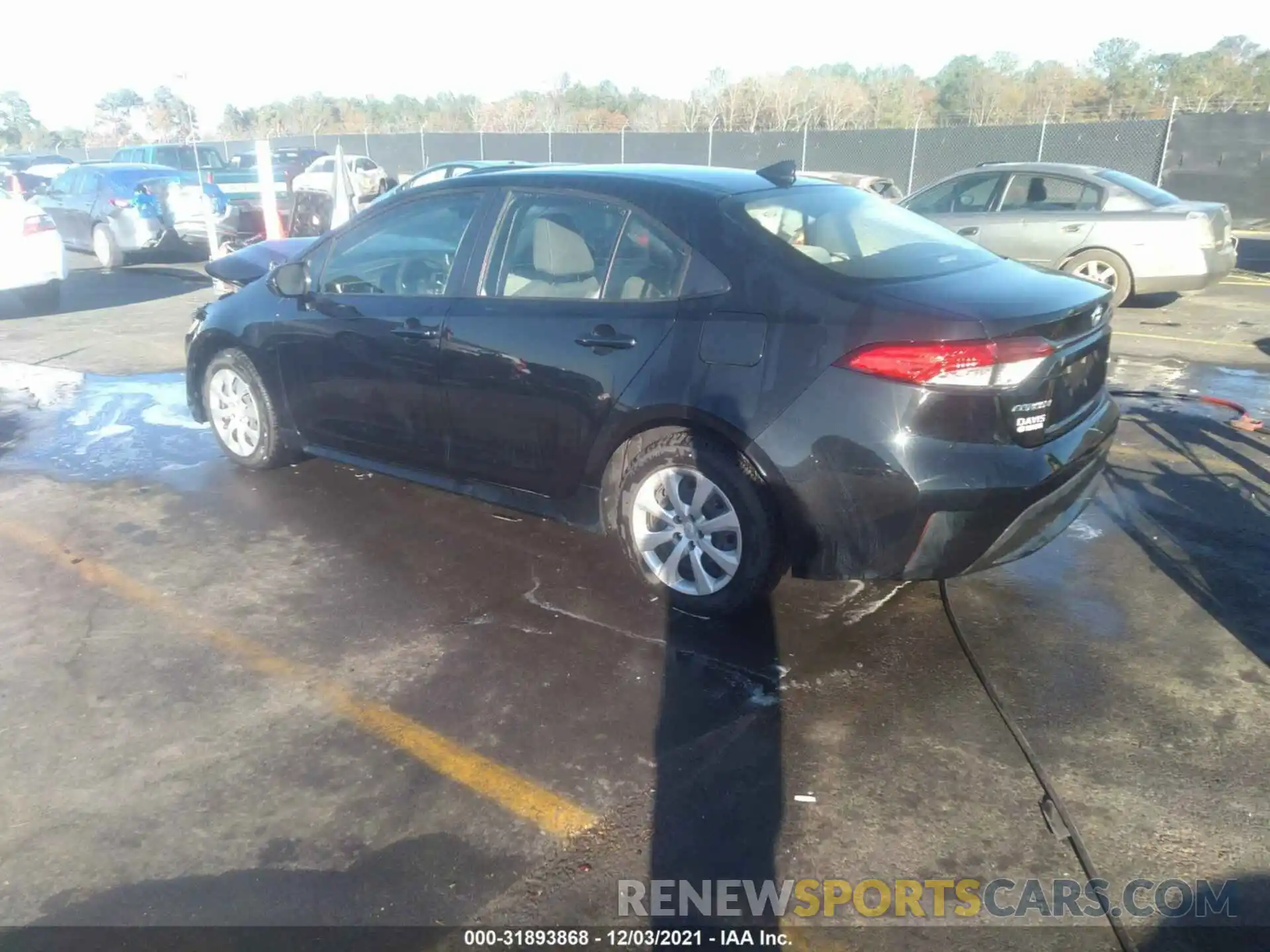 3 Photograph of a damaged car JTDEPRAE4LJ048664 TOYOTA COROLLA 2020