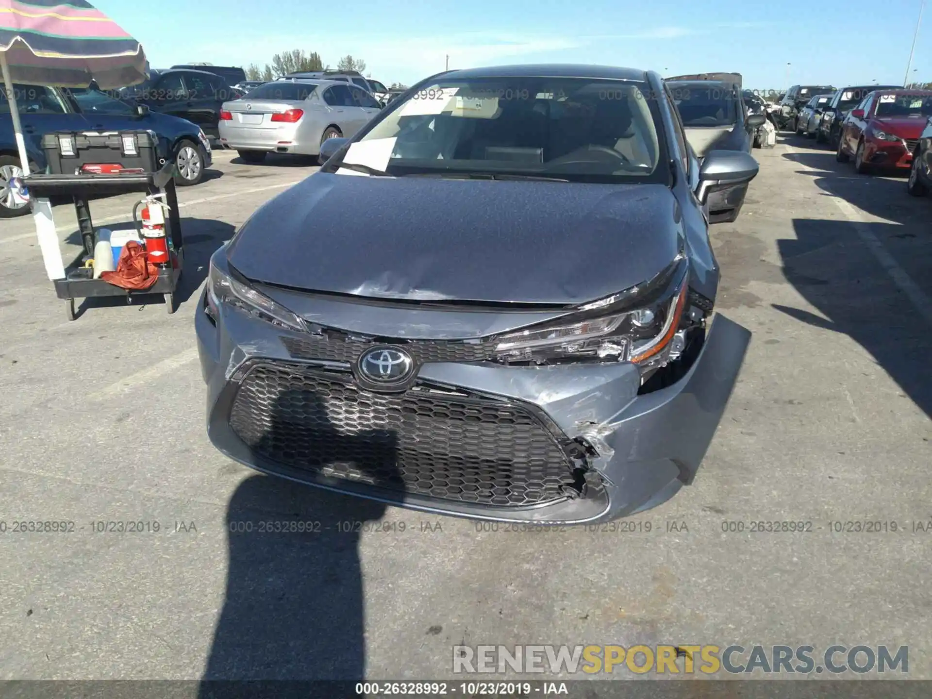 6 Photograph of a damaged car JTDEPRAE4LJ049622 TOYOTA COROLLA 2020