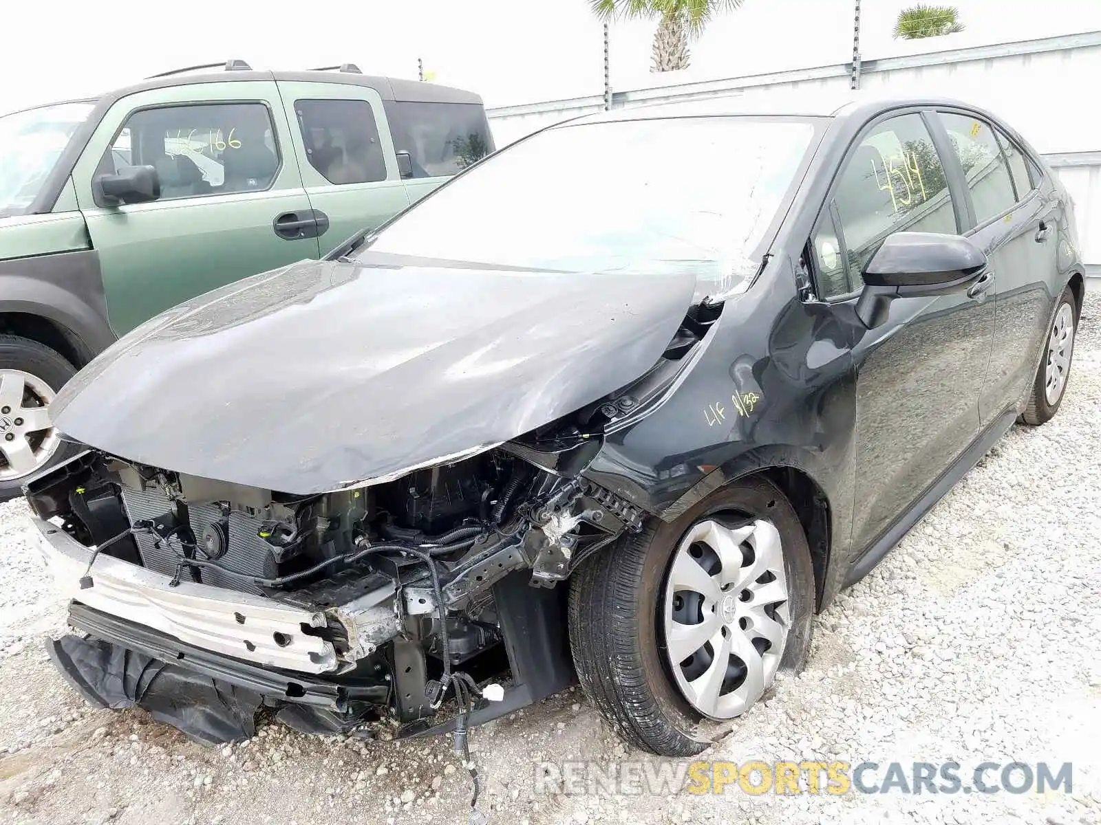 2 Photograph of a damaged car JTDEPRAE4LJ049832 TOYOTA COROLLA 2020