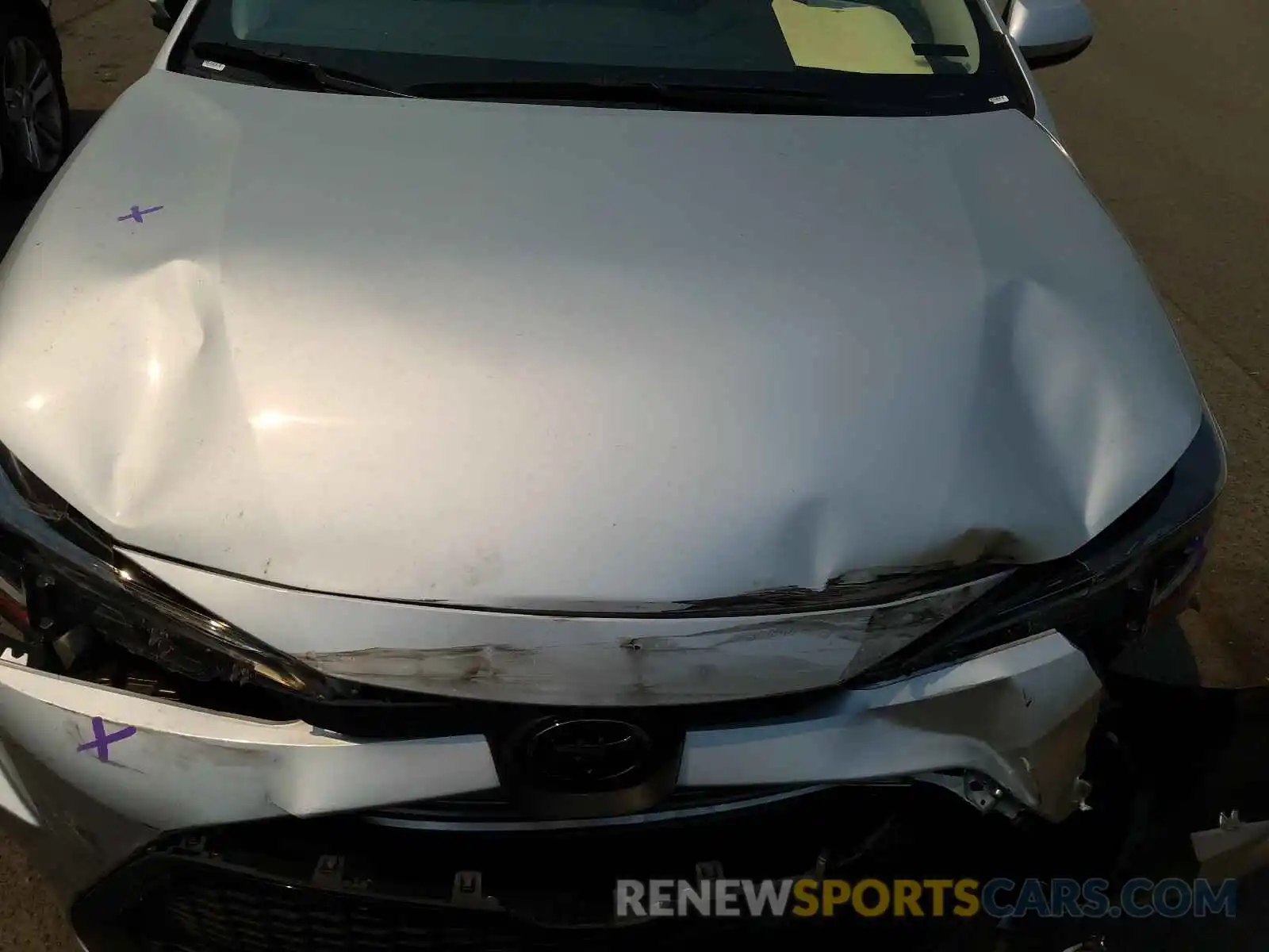 7 Photograph of a damaged car JTDEPRAE4LJ050155 TOYOTA COROLLA 2020