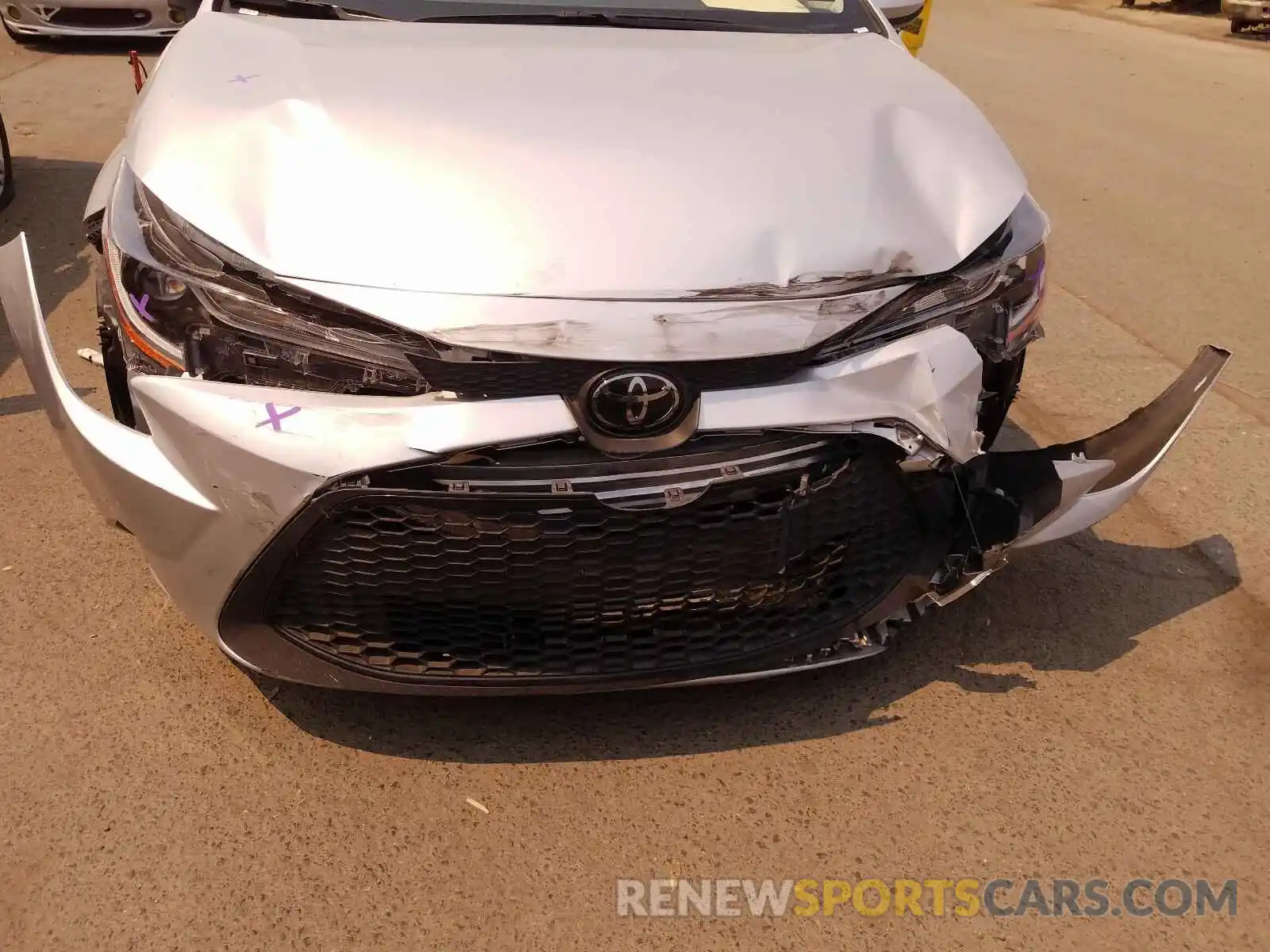 9 Photograph of a damaged car JTDEPRAE4LJ050155 TOYOTA COROLLA 2020