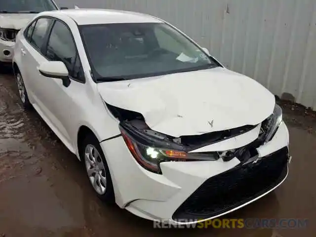 1 Photograph of a damaged car JTDEPRAE4LJ050995 TOYOTA COROLLA 2020