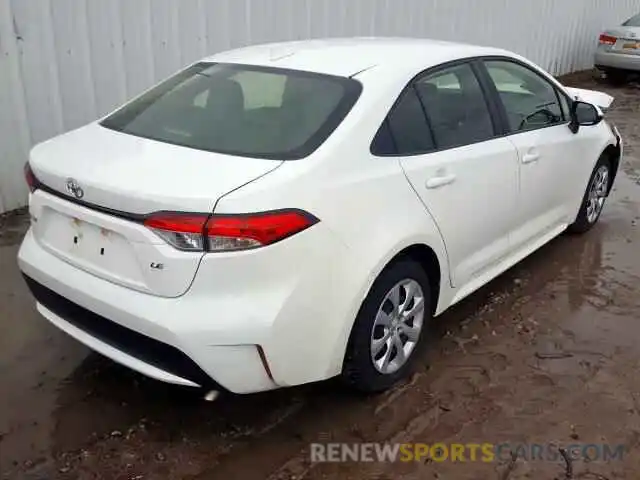 4 Photograph of a damaged car JTDEPRAE4LJ050995 TOYOTA COROLLA 2020