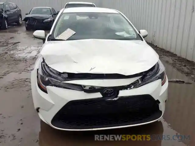 9 Photograph of a damaged car JTDEPRAE4LJ050995 TOYOTA COROLLA 2020