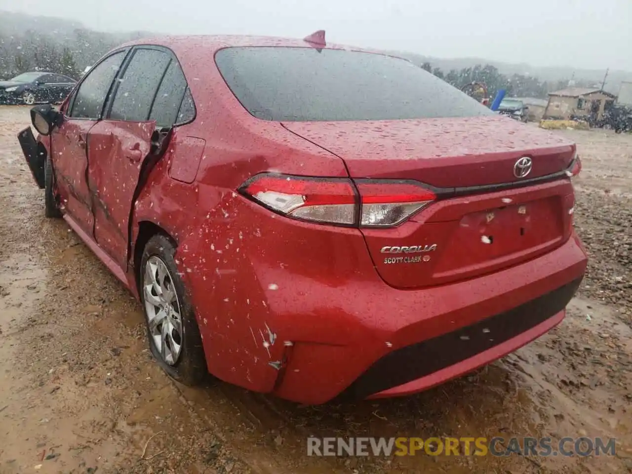 3 Photograph of a damaged car JTDEPRAE4LJ051189 TOYOTA COROLLA 2020