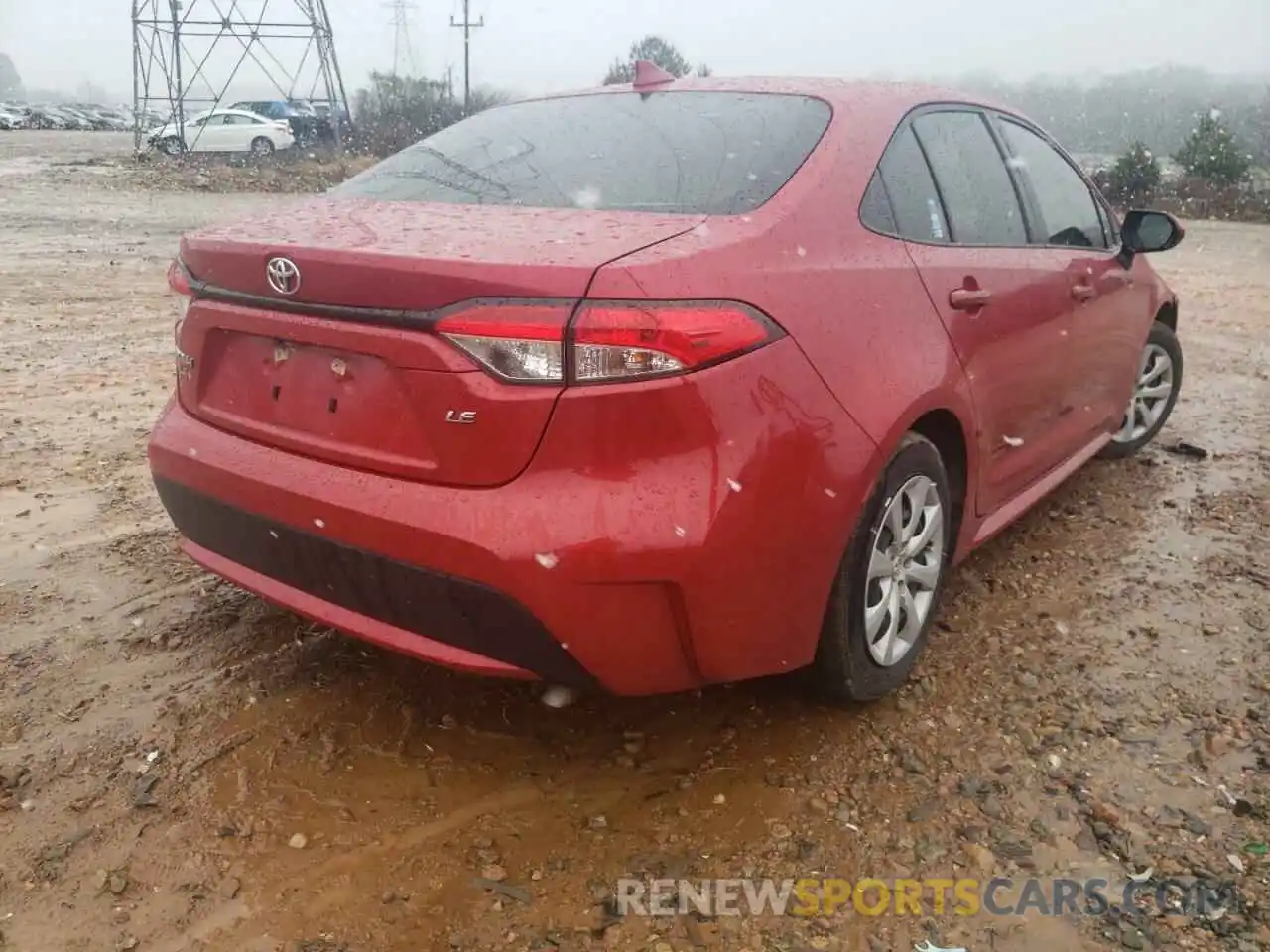 4 Photograph of a damaged car JTDEPRAE4LJ051189 TOYOTA COROLLA 2020